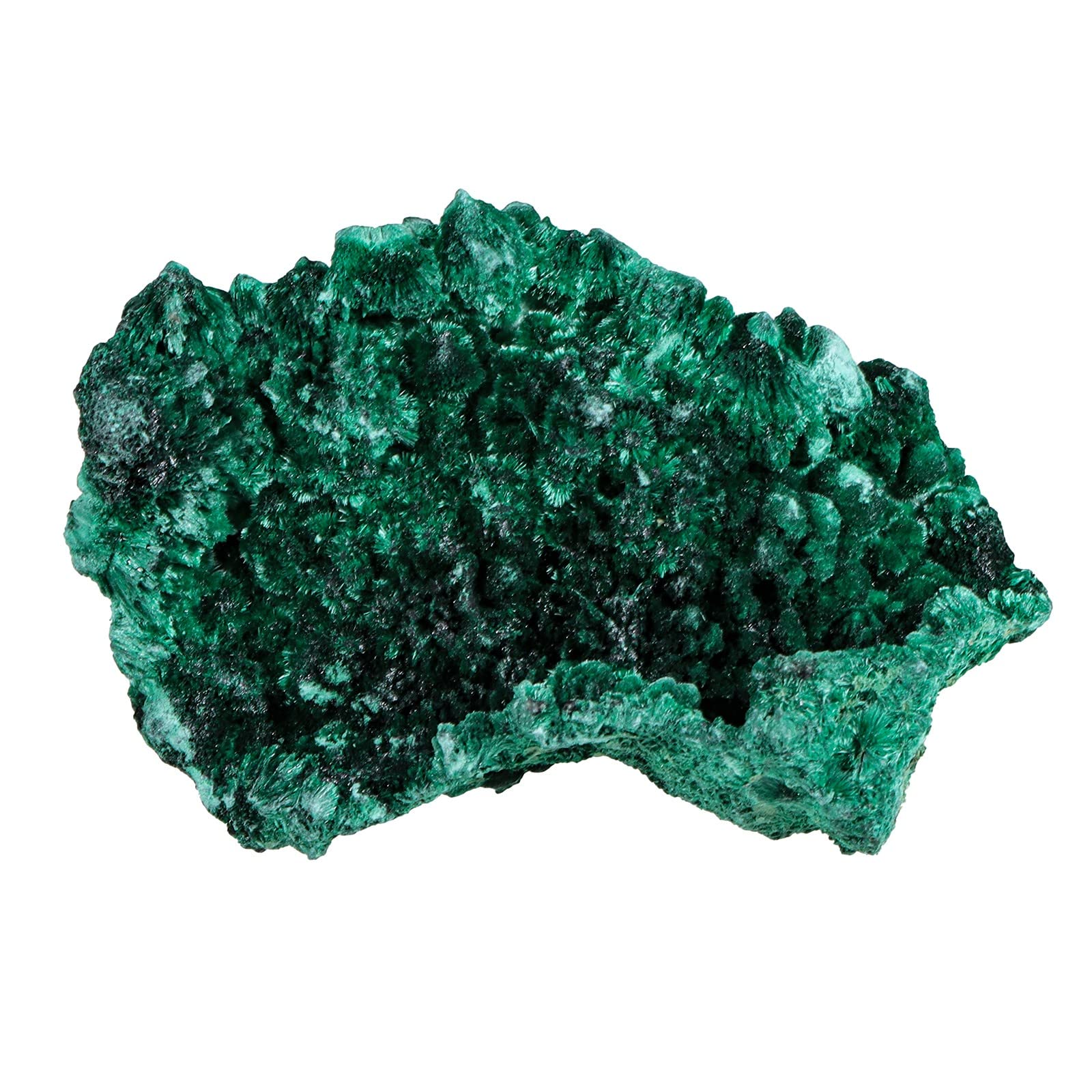 Nupuyai Natural Raw Malachite Crystal Stone for Reiki Healing Stress Anxiety, Real Green Malachite Specimen Cluster Decor for Home Office Tabletop, 10