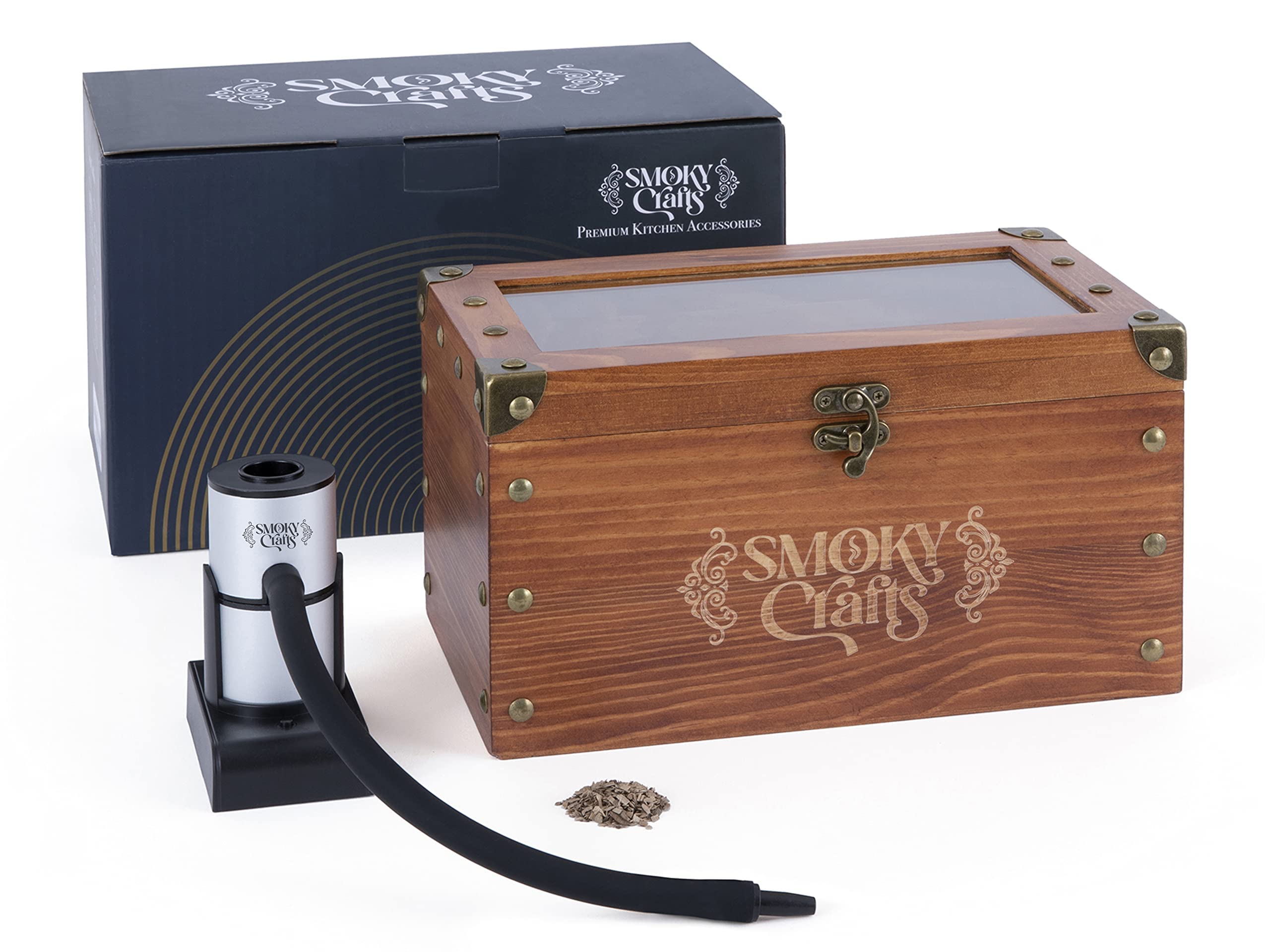 Buy Smoky Crafts Cocktail Smoker Kit for Drinks Whiskey Smoker Kit