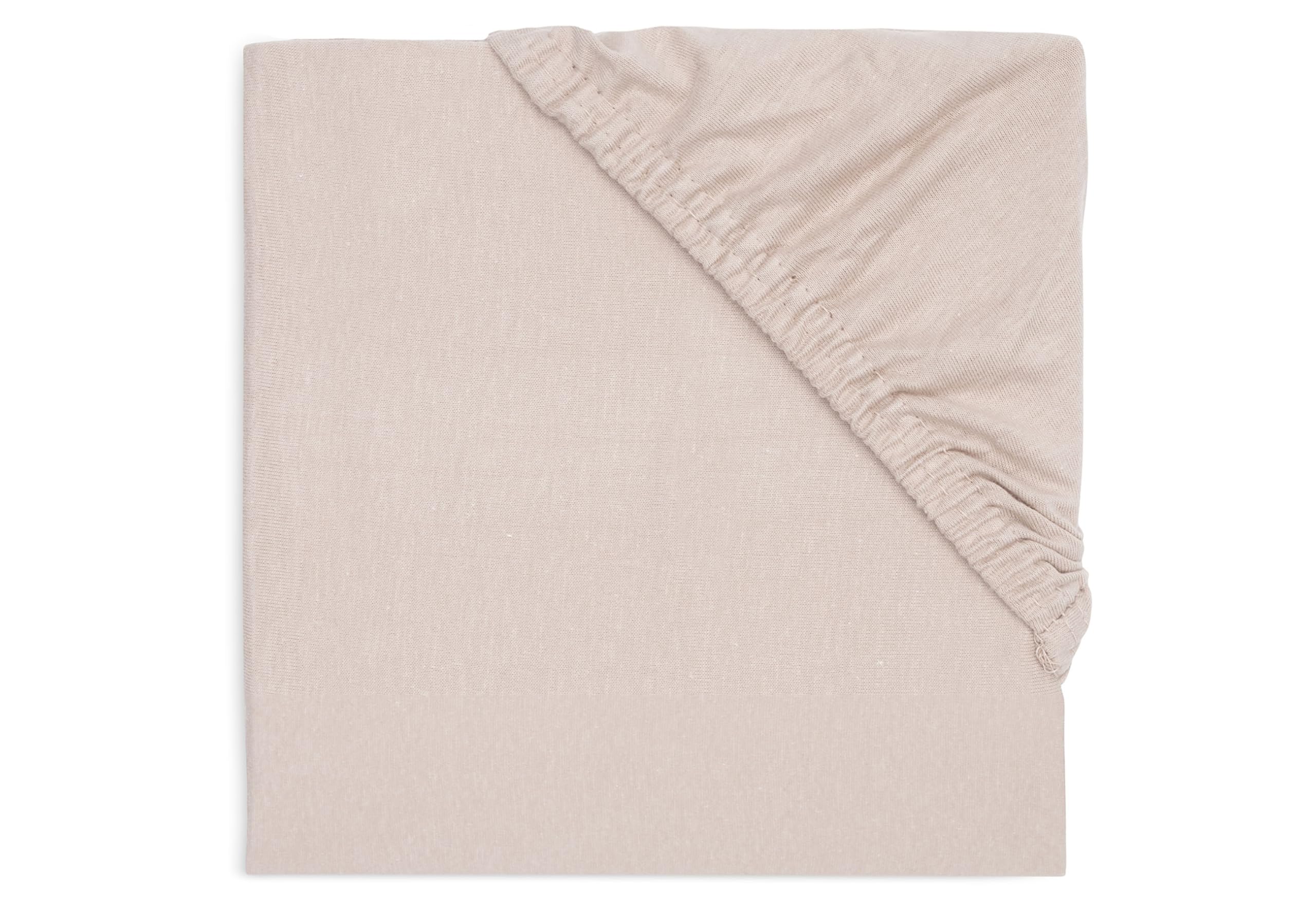 Jollein Jersey Fitted Sheet for Cradles Wild Rose 40/50 x 80/90 cm 100% Cotton Fitted Sheet Dusky Pink