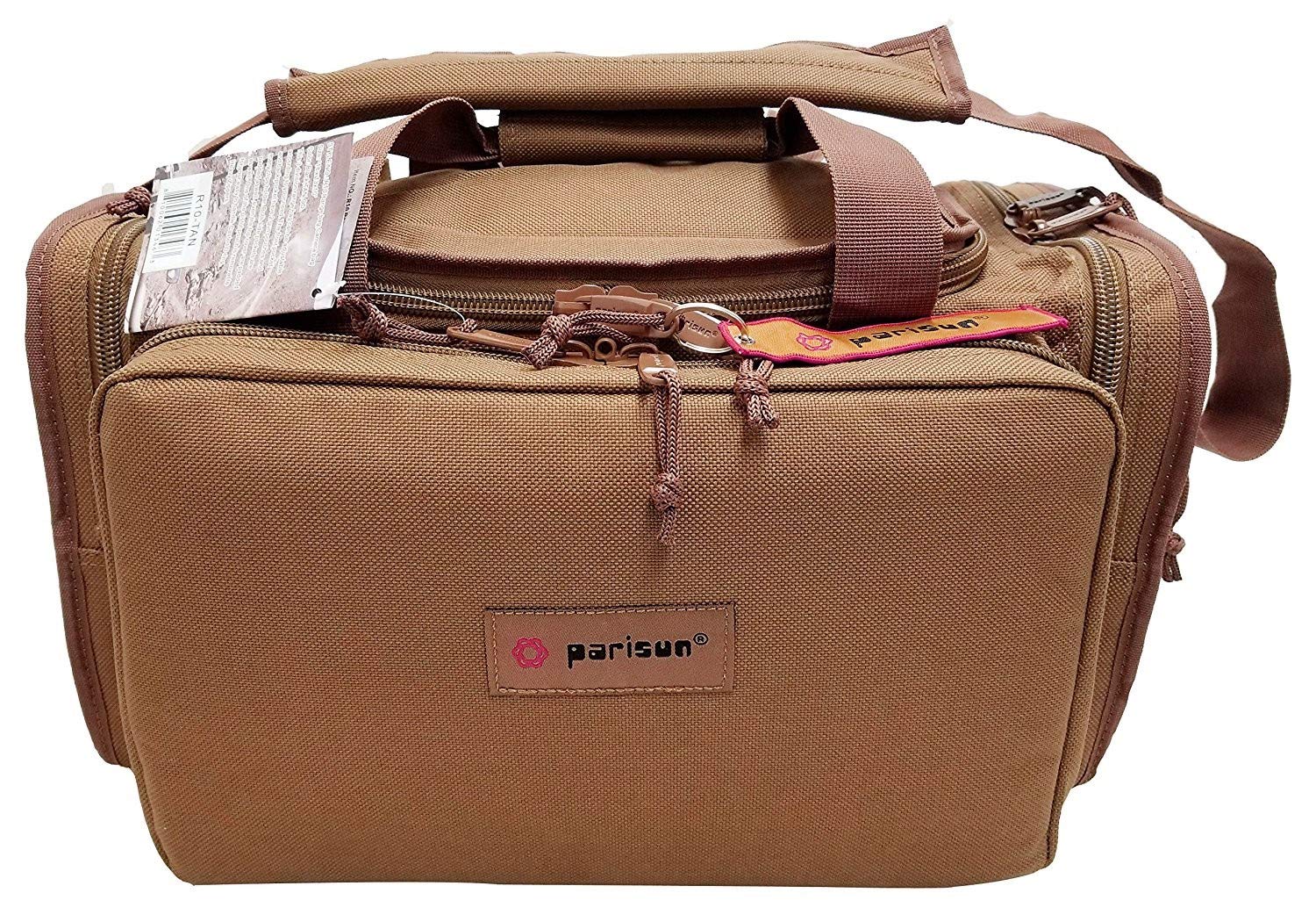 PARISUN Tactical Range Bags with Weather Resistant Material for Shooting, Range, Storage and Transport