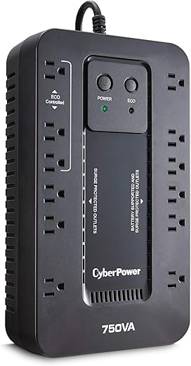 Ecologic Battery Backup & Surge Protector UPS System