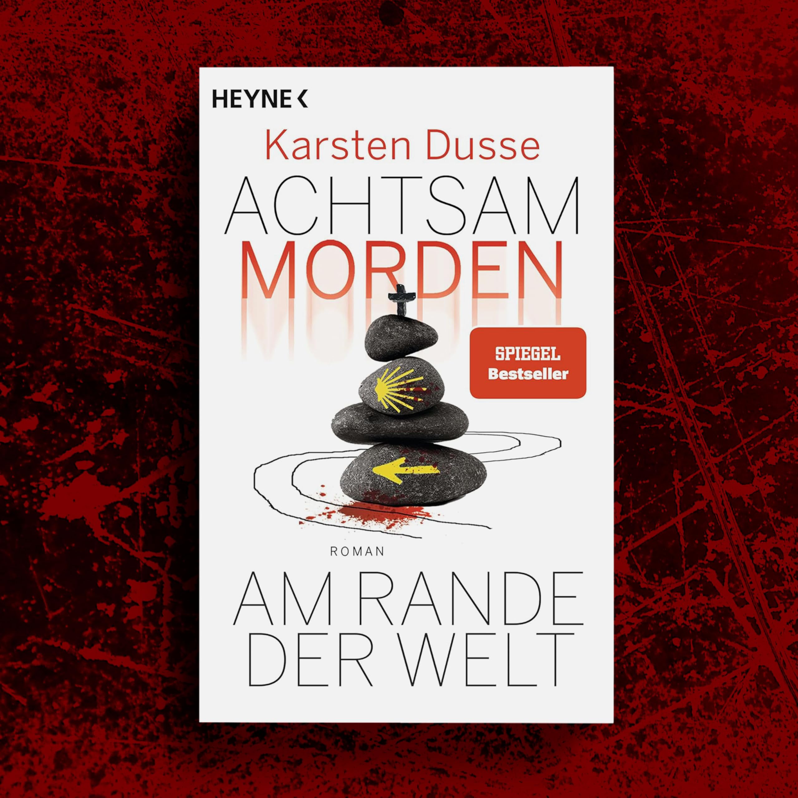 Achtsam morden Buchreihe 1-3: Achtsam morden (Band 1), Das Kind in mir will achtsam morden (Band 2) & Achtsam morden am Rande der Welt (Band 3) von Karsten Dusse + limited edition Lesezeichen