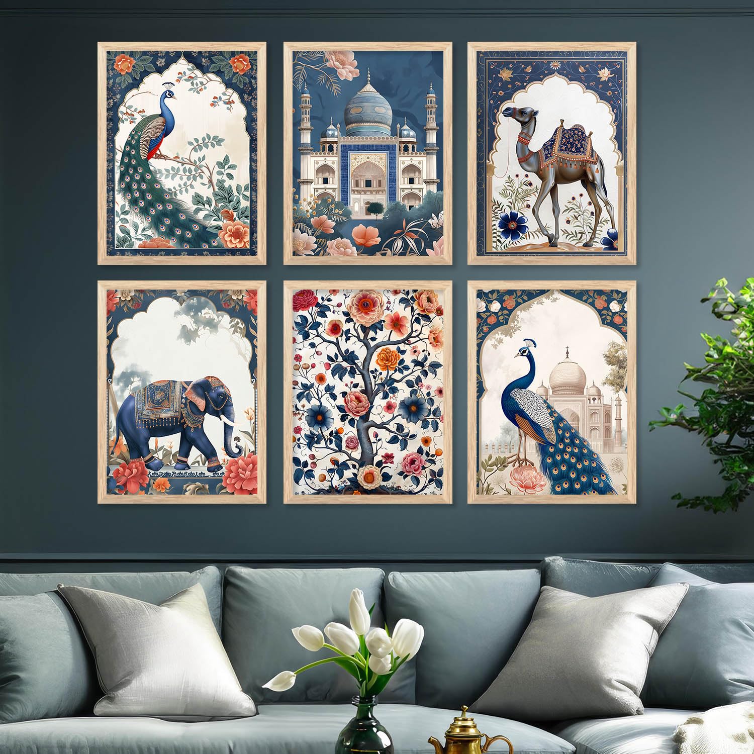 kotart MadhubaniTheme Digital Painting for Wall Decoration - Wall Art Prints for Living Room Bedroom Office, living room Décor, wall hanging frames-(10x13 inch, E) (B0D35WS6M4) Amazon Price History, Amazon Price Tracker
