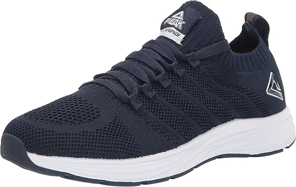 PEAK Mens Lightweight Walking Shoes Comfortable Slip On Sports Sneakers for Tennis, Gym, Running, Casual Workout