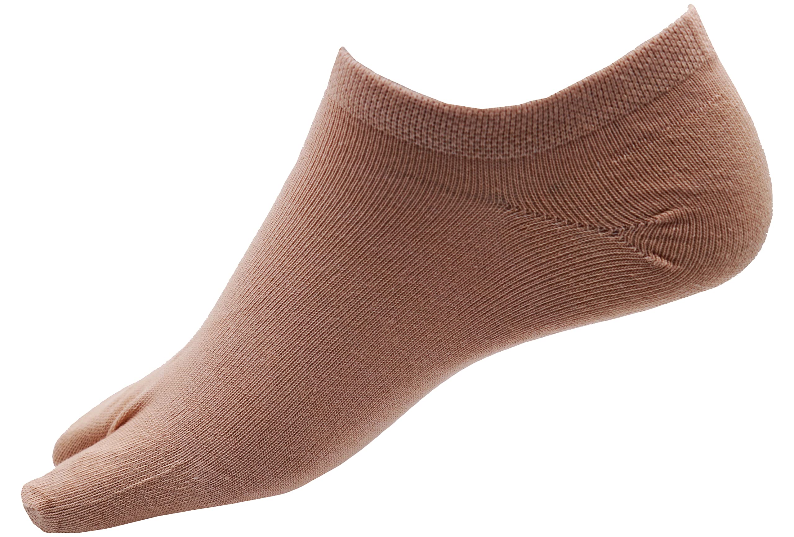 RC. ROYAL CLASS Women's Solid Plain Cotton Loafer Thumb Beige Color Socks, Pack Of 5 Pairs, Free Size - Ankle Length - Image 3 thumbnail