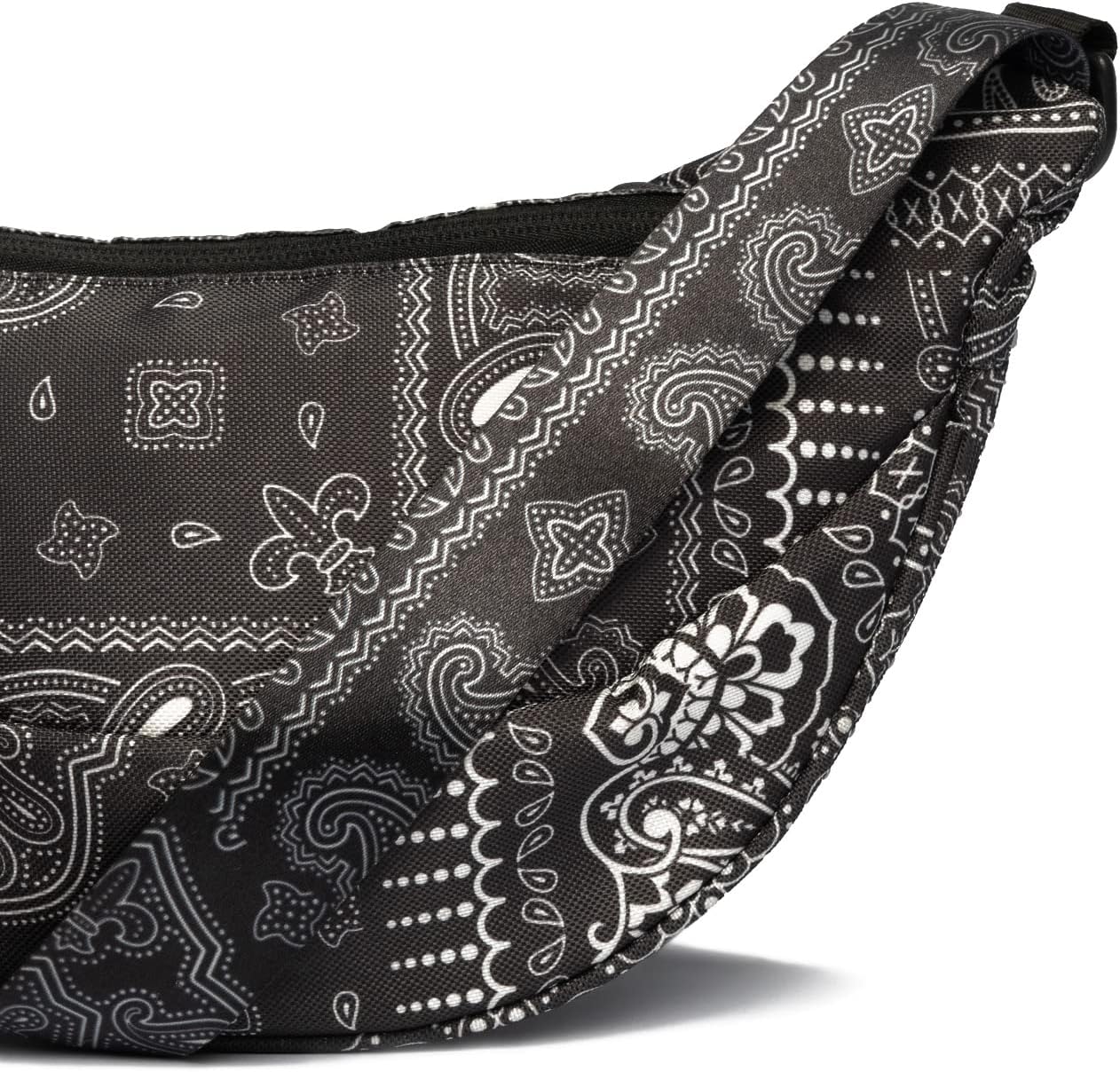 SUPERVEK PRO Fanny Pack for Men Women - YKK Waterproof Zipper & Fabric, Crossbody Bag Waist Pack, Belt Bag for Travel Running Outdoor Hiking Cycling - Carry Any Phone, Wallet - Bandana - Image 8