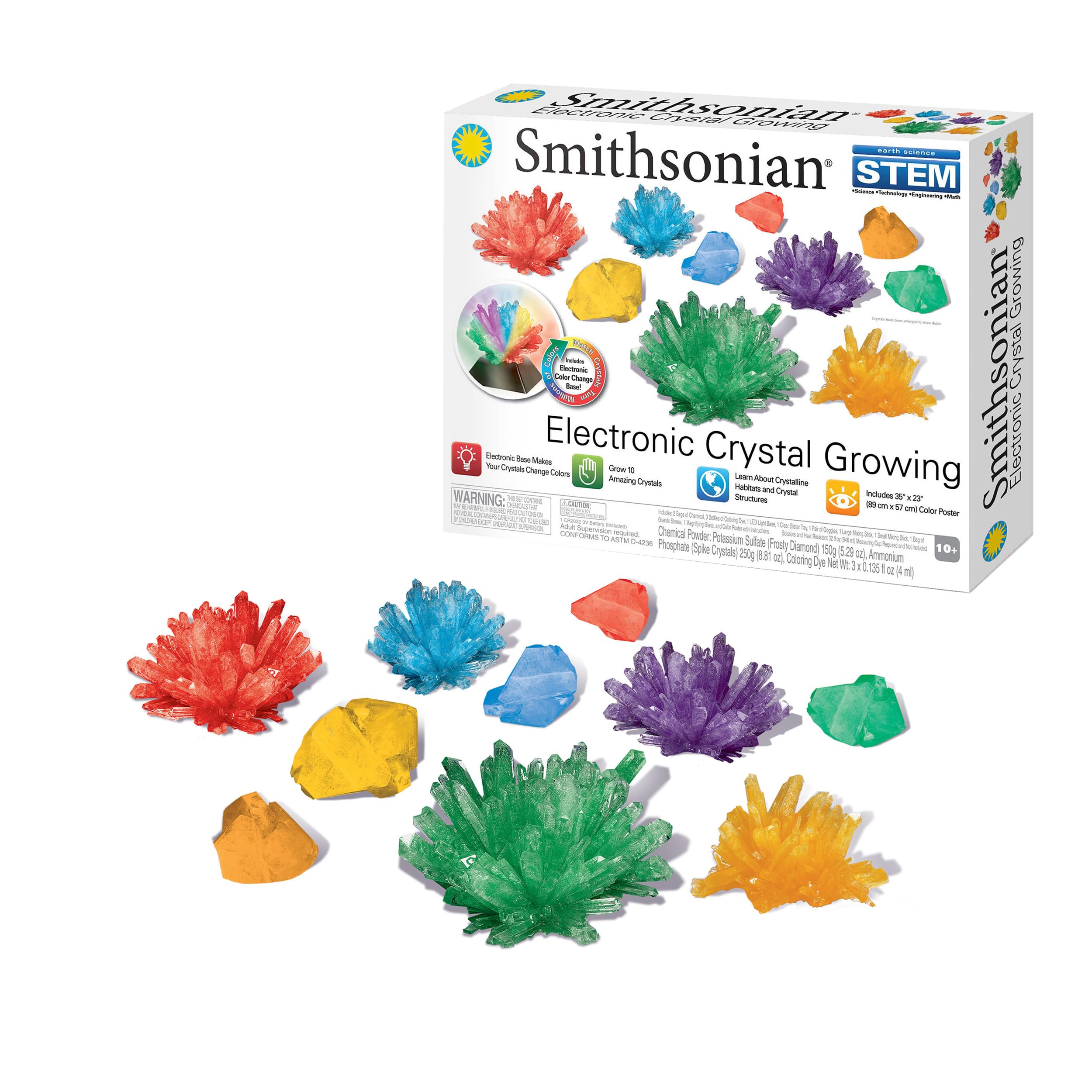 Amazon.com: Smithsonian Electronic Crystal Growing 35x23 inch