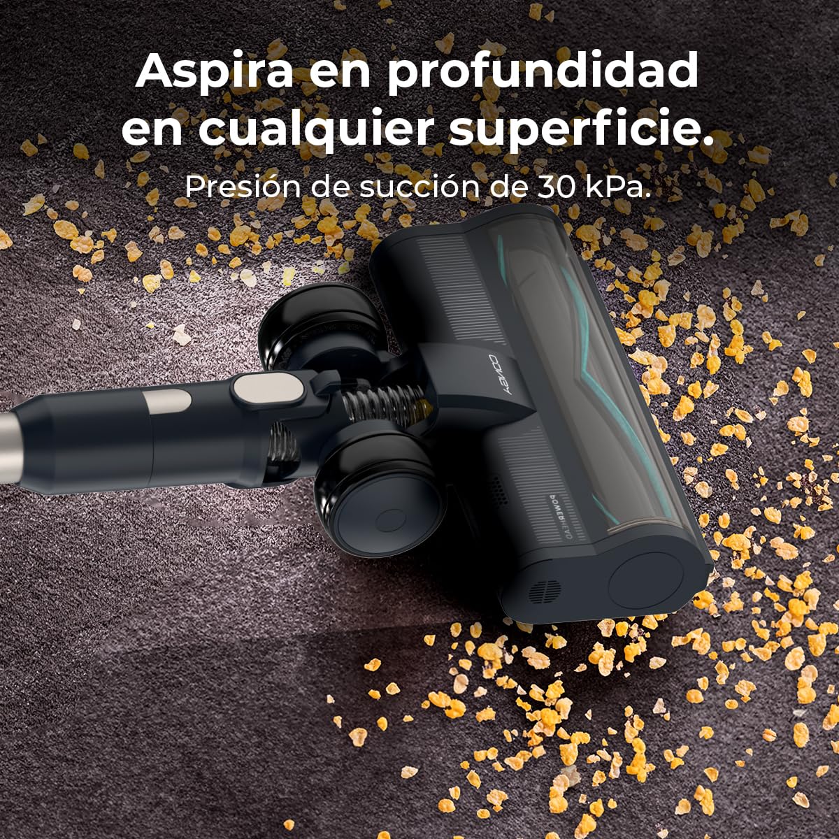 Cecotec Aspiradora Escoba Sin Cable Conga Rockstar 5500 Hurricane Station Flex, MAX 220 AW, 700 W, Base de Autovaciado, hasta 90min de Autonomía, Cepillo antienredos, Tubo Flexible y Ciclón Paralelo