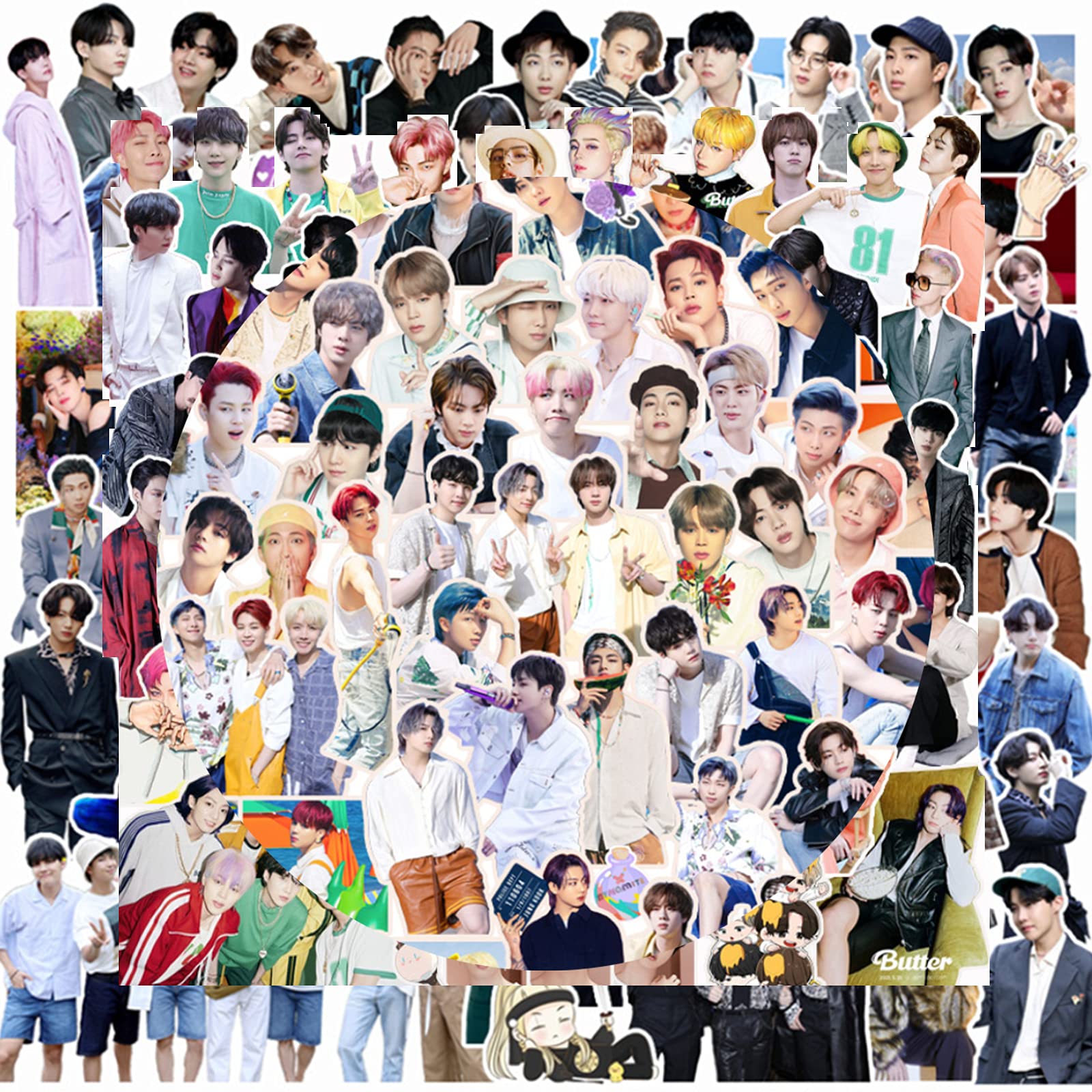 Buy 300PCS Bangtan Boys Stickers New Album Sticker Pack Butter Sticker Gift for Army Daughter