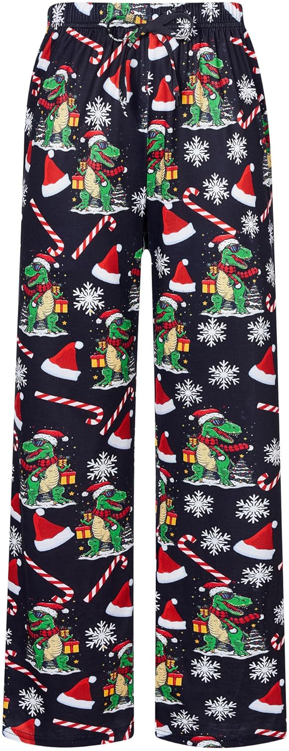 ALISISTER Christmas Pajama Pants for Women Print Pj Bottoms Drawstring with Pockets S-XXL - Image 4