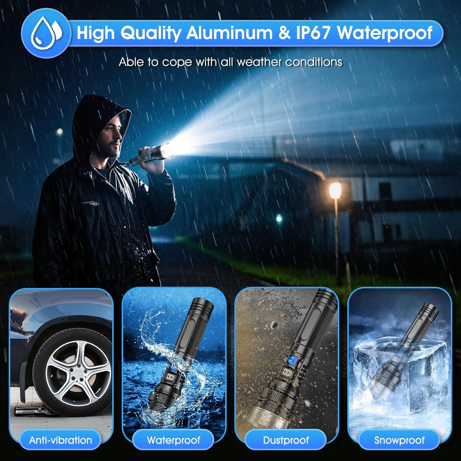 Adventures Ultra-Bright Waterproof Flashlights with Fast Charging and Extended Runtime for Outdoor Adventures Ultra-Bright Waterproof Flashlights with Fast Charging and Extended Runtime for Outdoor Adventures