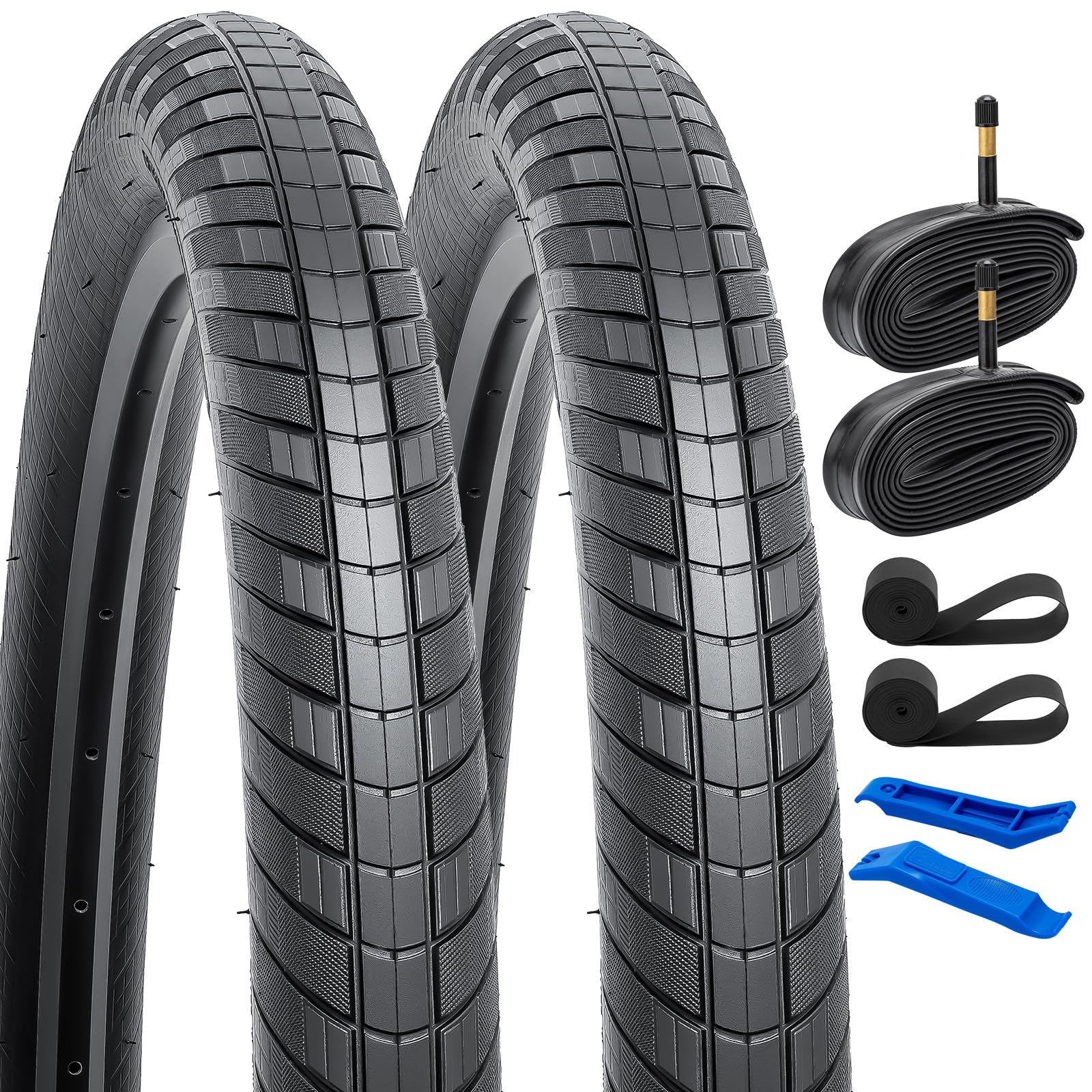 新品　ロードバイクタイヤ　チューブ　2本セット 700×32c YunSCM Amazon | YunSCM 2本セット,700 35c タイヤ,700x35c 37-622