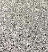 Vista 3 de luvfabrics Tela de tapicería de vinilo de imitación floral en relieve occidental por yarda