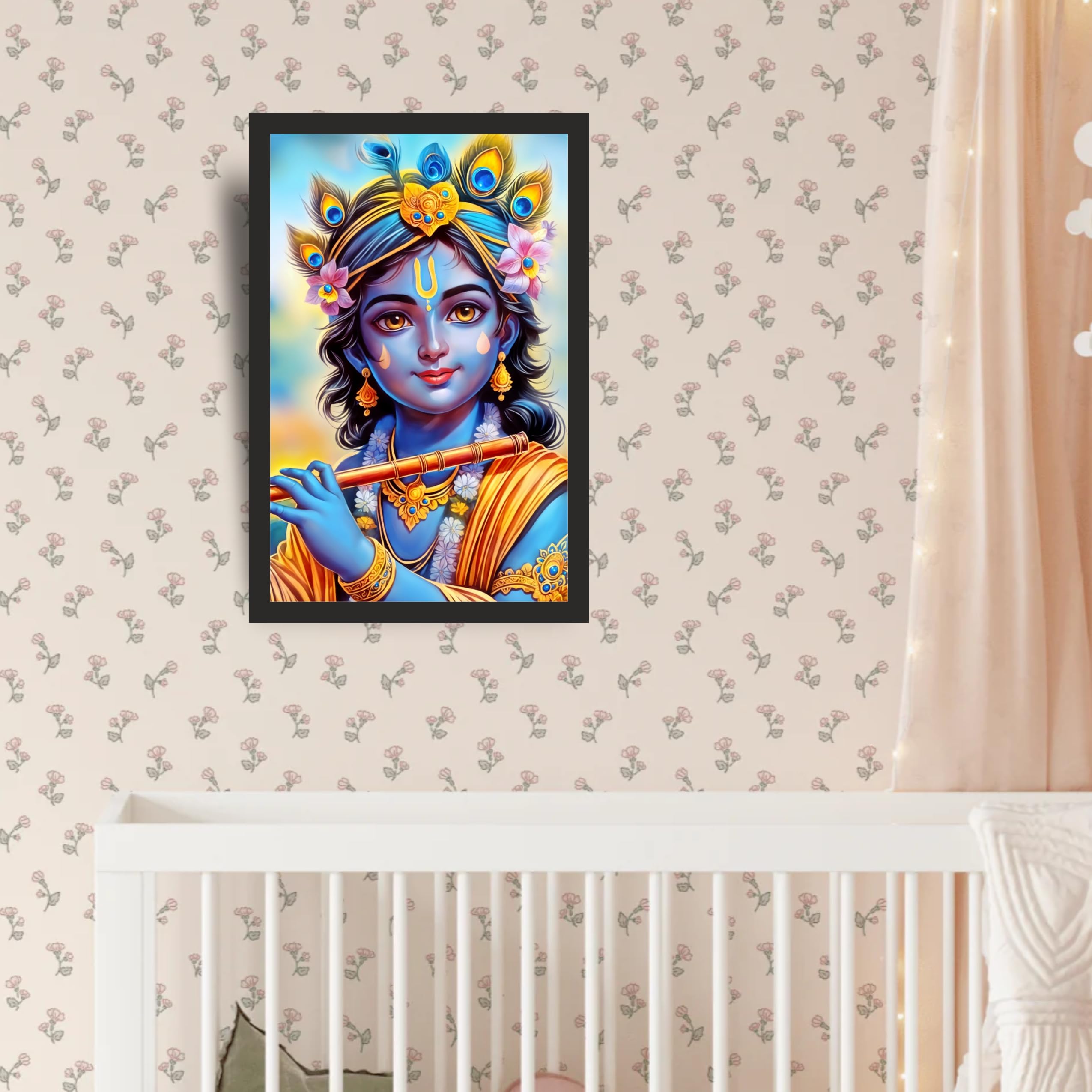Expansive Krishna Wall Art - 24x36