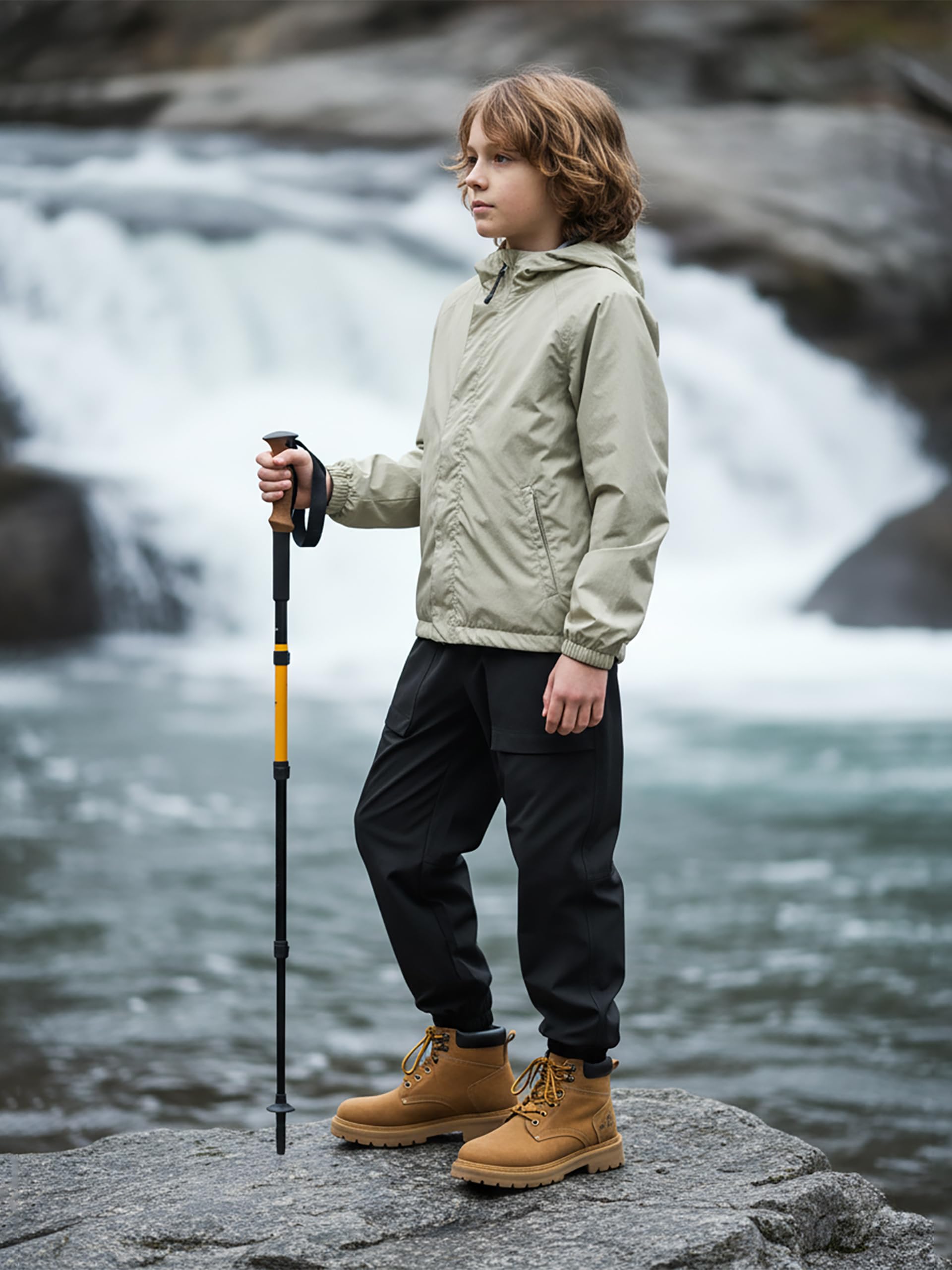Kinder Jungen Wanderhose Wasserdicht Trekkinghosen Outdoorhose Jungs Jogginghose