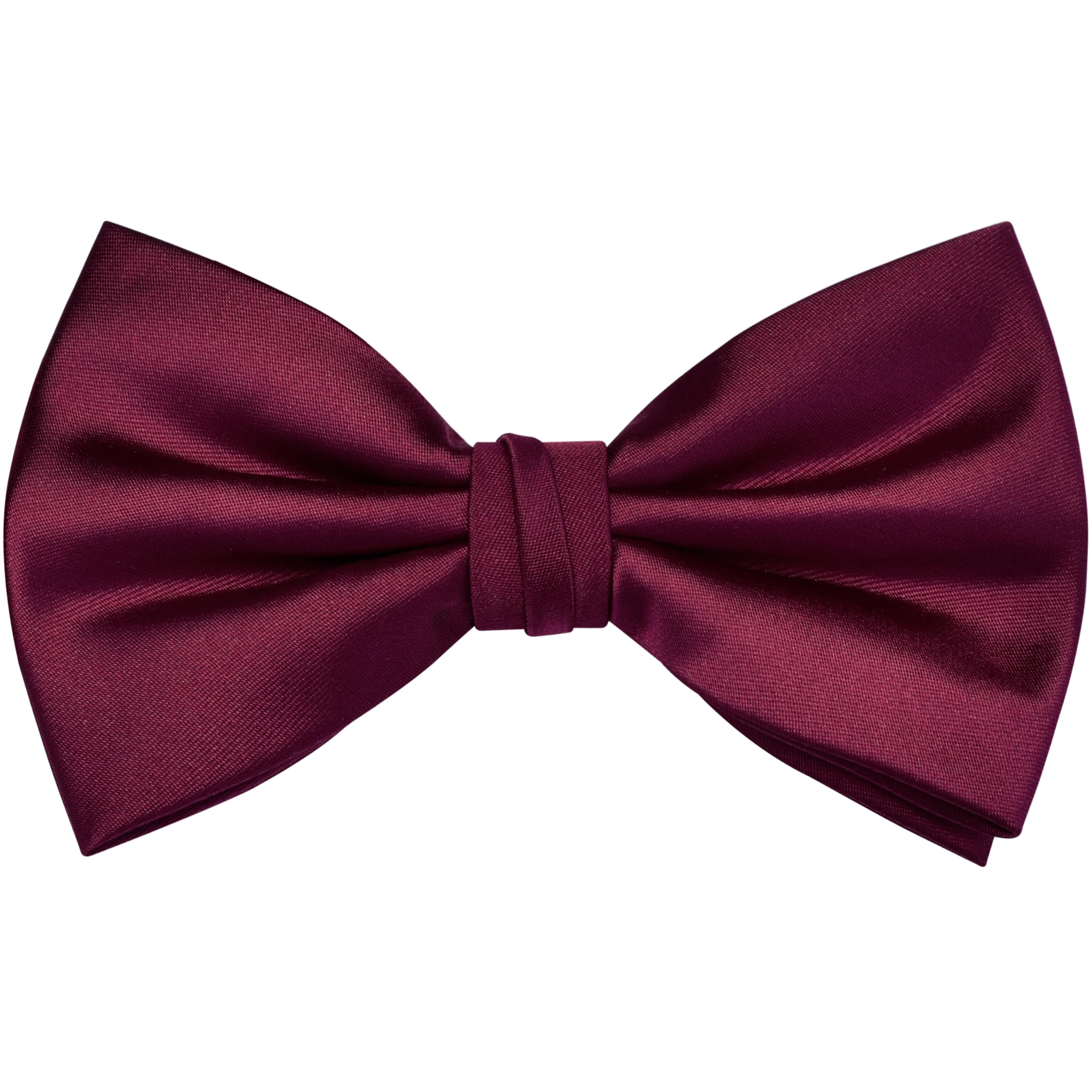 Branduce Mens Solid Color Adjustable Pre-tied Bow Tie for Men Party Wedding