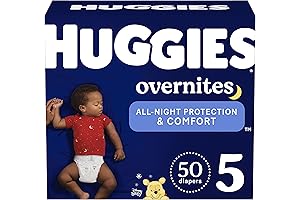 Huggies Overnights Diapers - Provides Leak Protection for a Peaceful Night's Sleep for Toddlers