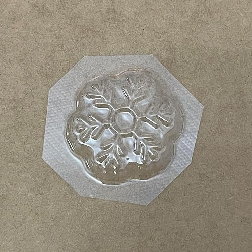 Snowflake Vacuum Forming Mould, 68mm x 69mm x 20mm, for Bath Bombs, Chocolate, Resin, Cement and Plaster Pouring