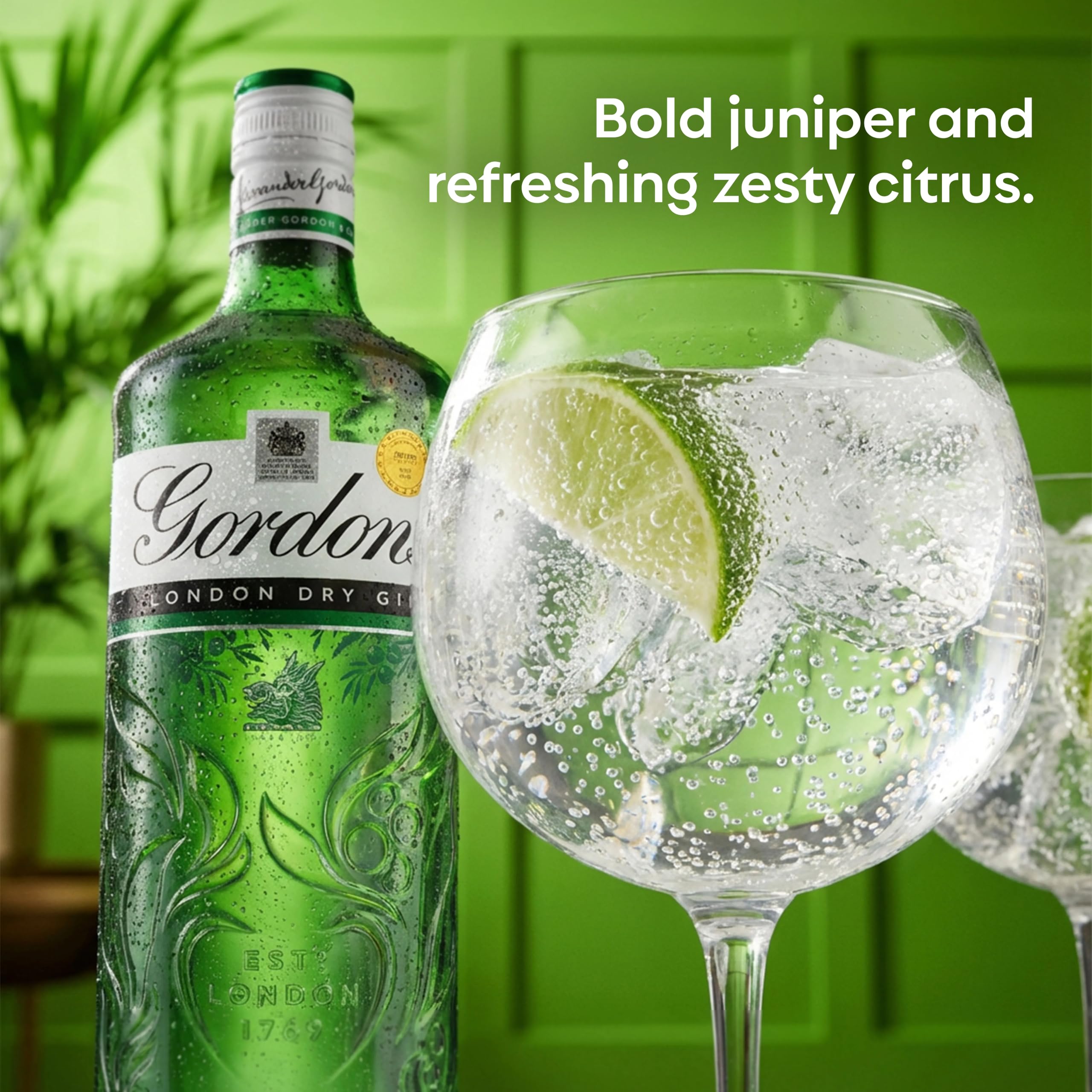Gordon’s Special Dry London Gin | 37.5% vol | 1L | Award-Winning | Triple-Distilled London Dry Gin | Clean Juniper-Dominant Taste | Handpicked Gin Botanicals - 3