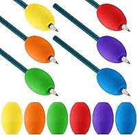 Vista 1 de Outus 12 empuñaduras para lápiz de huevo para adultos, agarre de escritura a mano para huevo, lápiz capacitivo, espuma acolchada suave