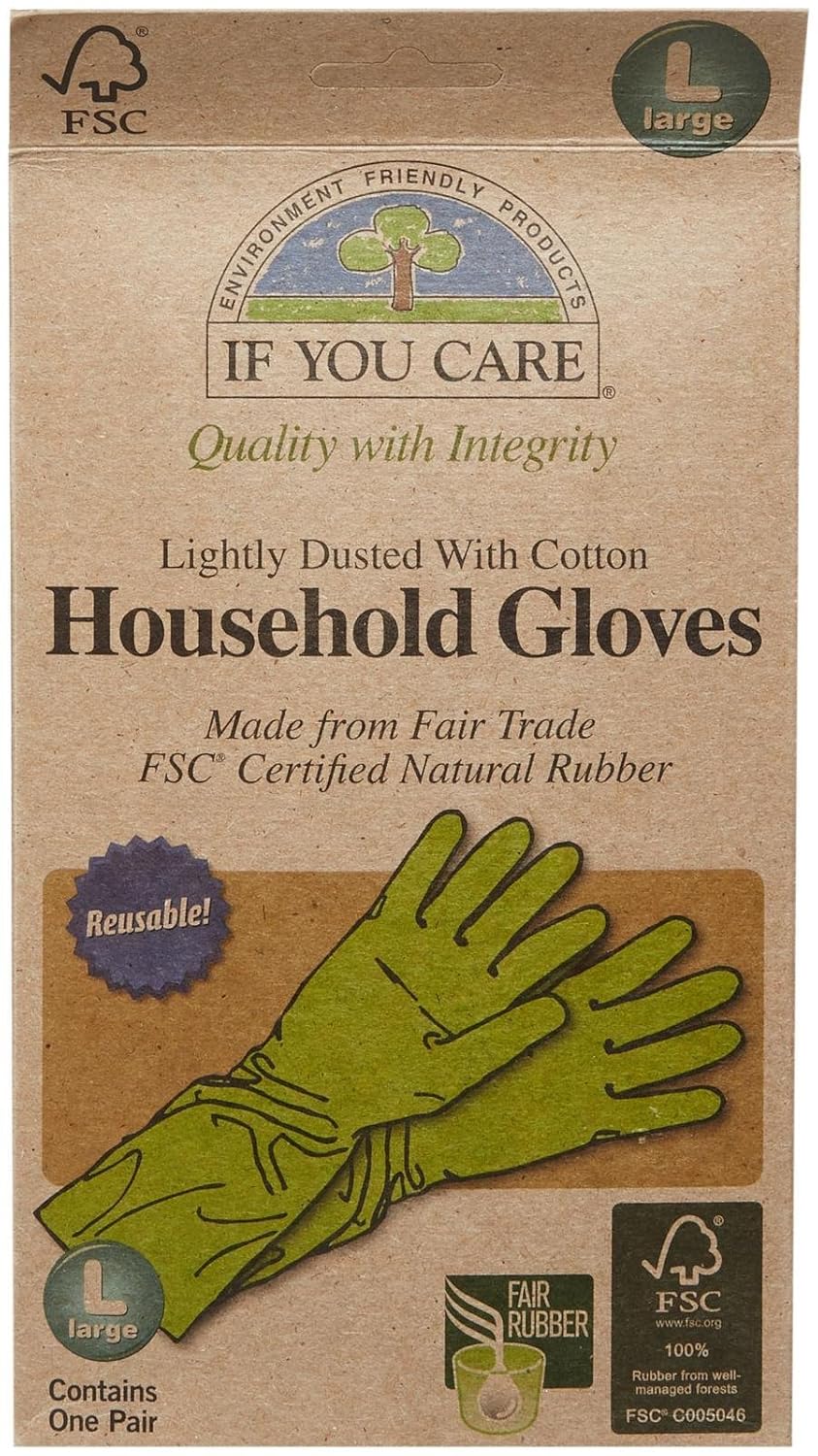 If You Care Household Latex Gloves - FSC Certified - Large 1 ct
