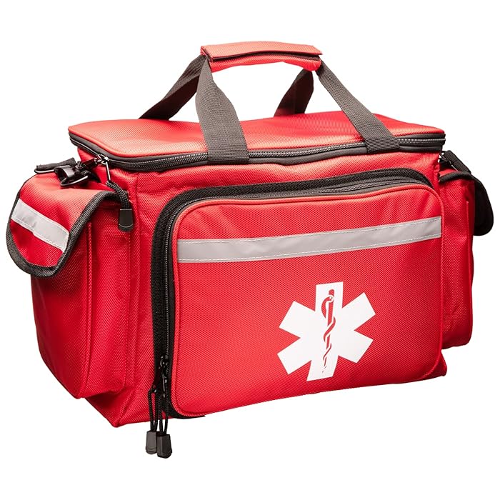 Buy NOVAMEDIC Professional Red Empty Trauma First Aid Medical Bag, 15
