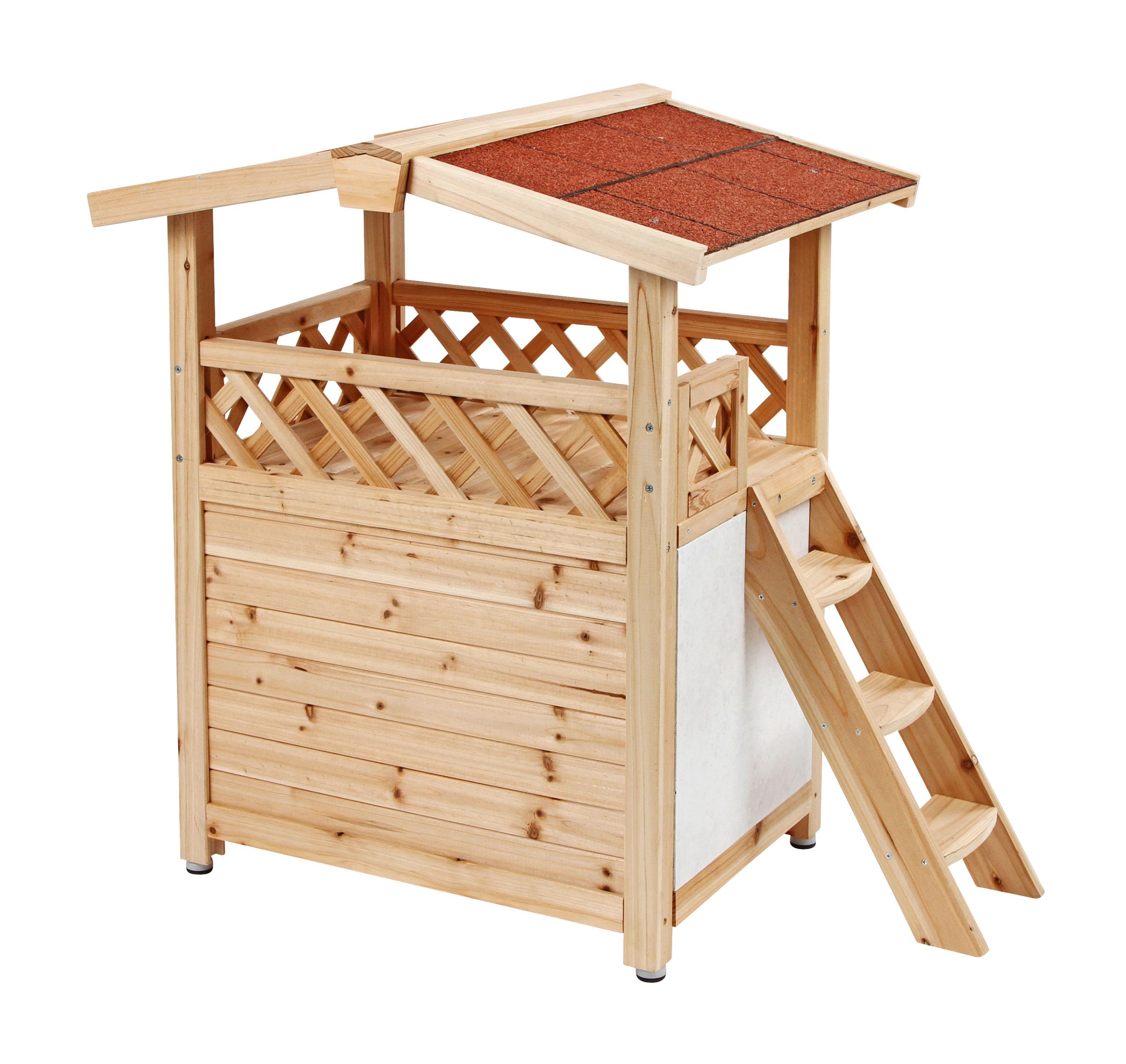 Kerbl - Casa per Gatti, in Stile Tirolese, 57 x 88 cm