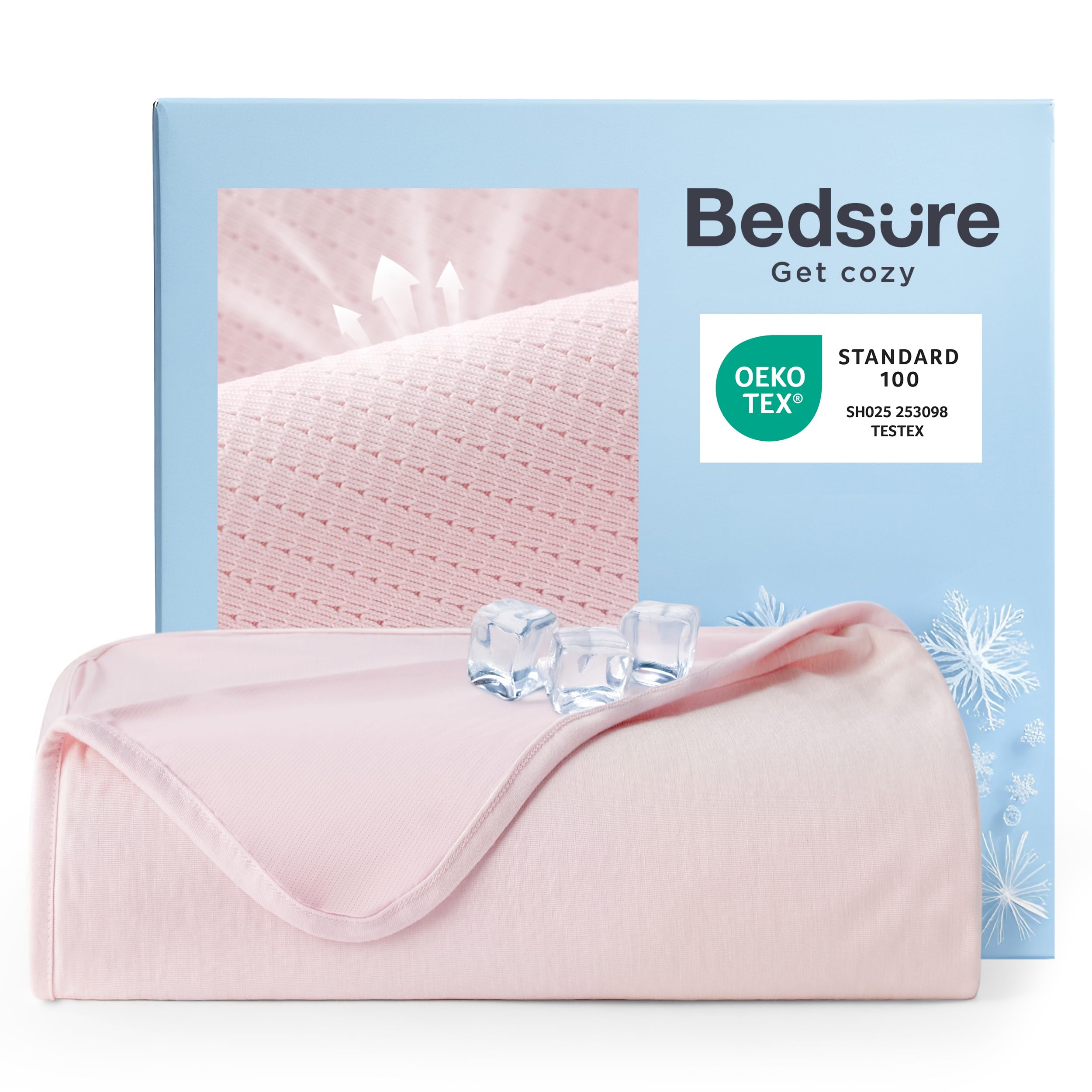 Bedsure Summer Cooling Blanket Queen with Sports Mesh