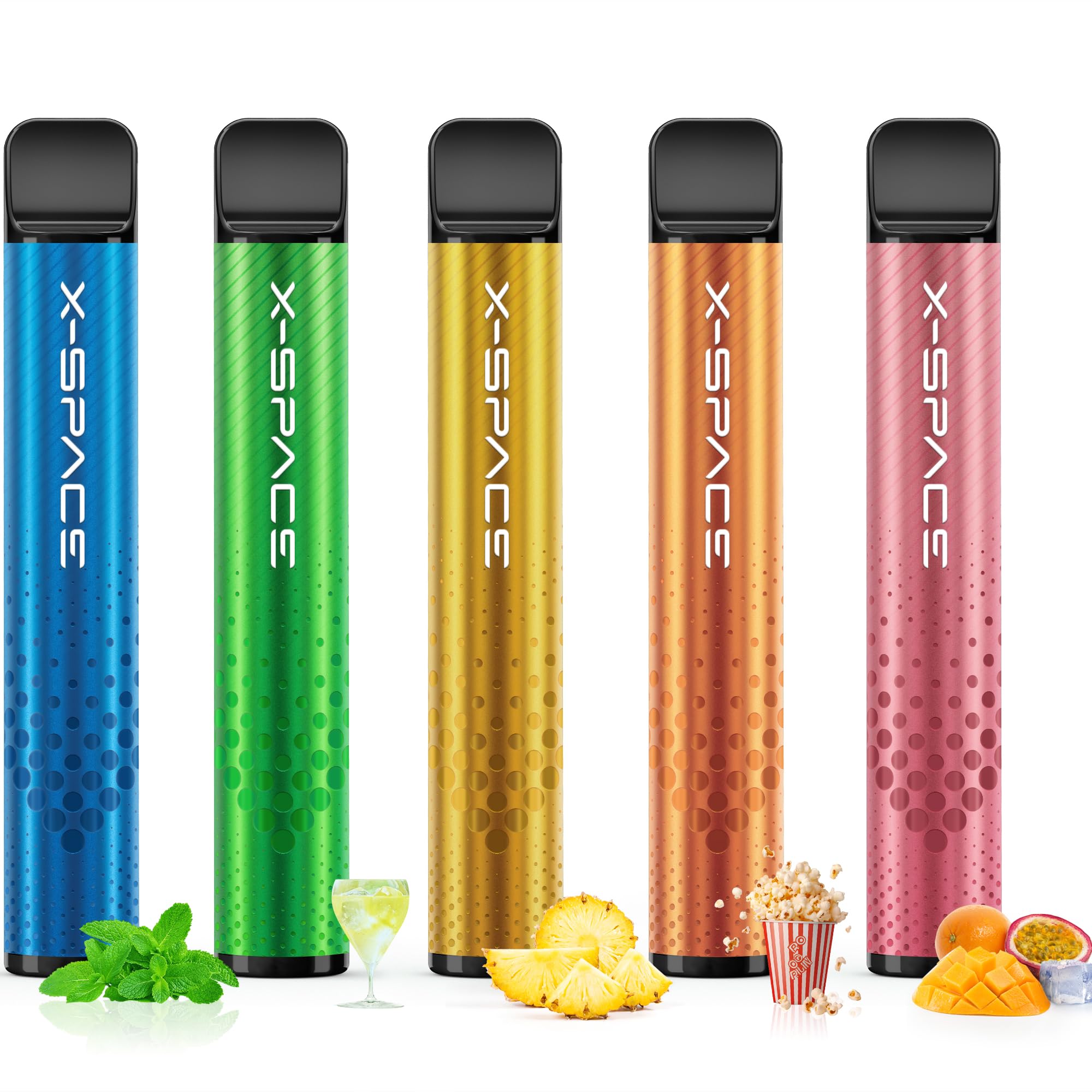 Amazon | X-SPACE 電子タバコ 使い捨て ベイプ 持ち運び シーシャ vape 