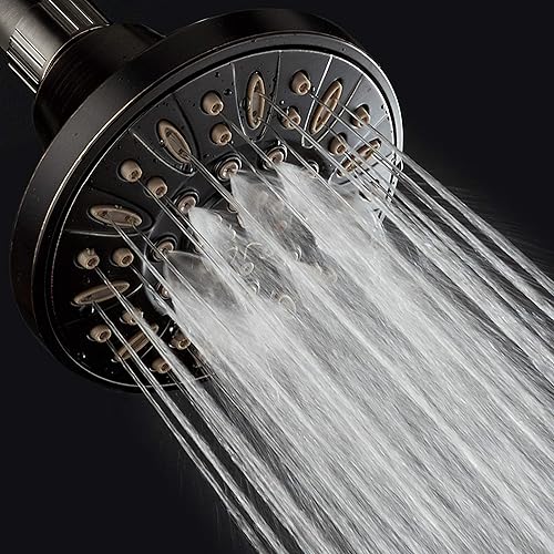 Miniatura 6 de AquaDance Premium - Cabezal de ducha de 6 pulgadas de alta presión y 4 pulgadas para una experiencia inolvidable en la ducha Probado oficialmente de