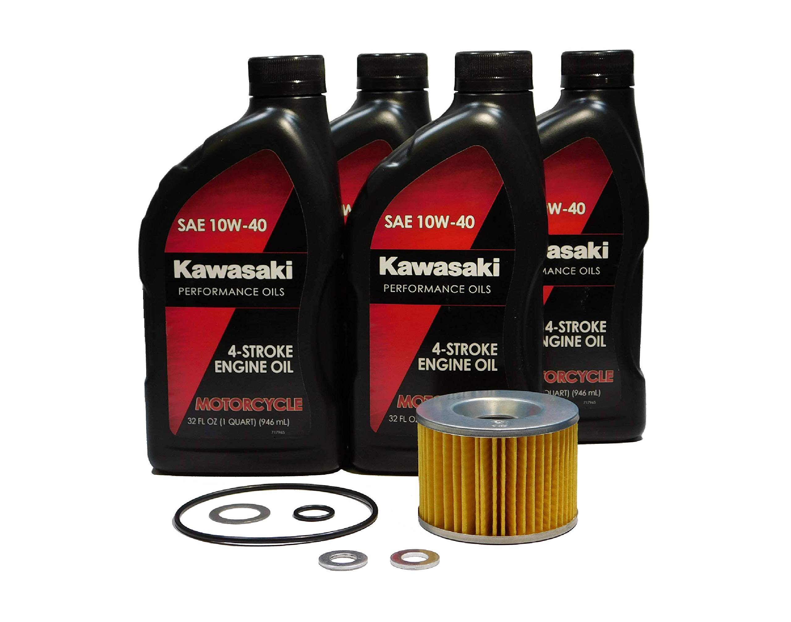 Kawasaki Ninja Zx 11 Zx1100c Zx1100d Oem Complete Oil Change