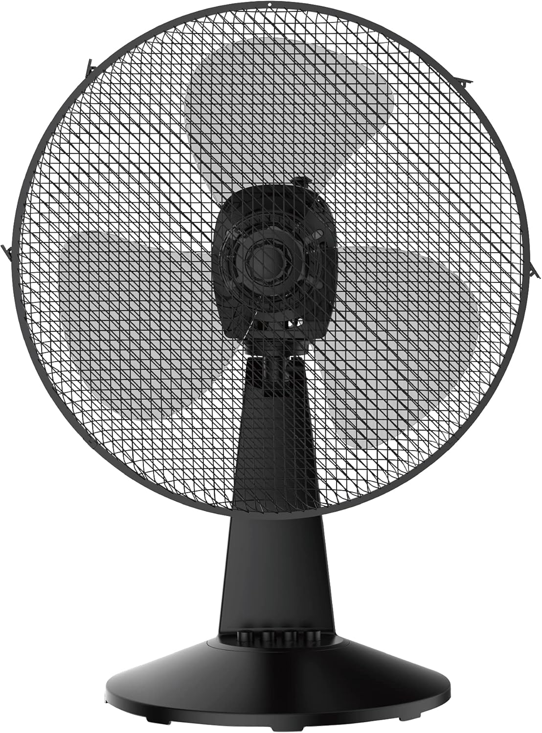 Pelonis Portable Desk Fan 14inch / 35cm with 3 Speeds 85º Oscillation