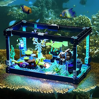 YEABRICKS LED Light for Lego 31122 Creator 3-in-1 Fish Tank Building Blocks Model Lego Set Not Included