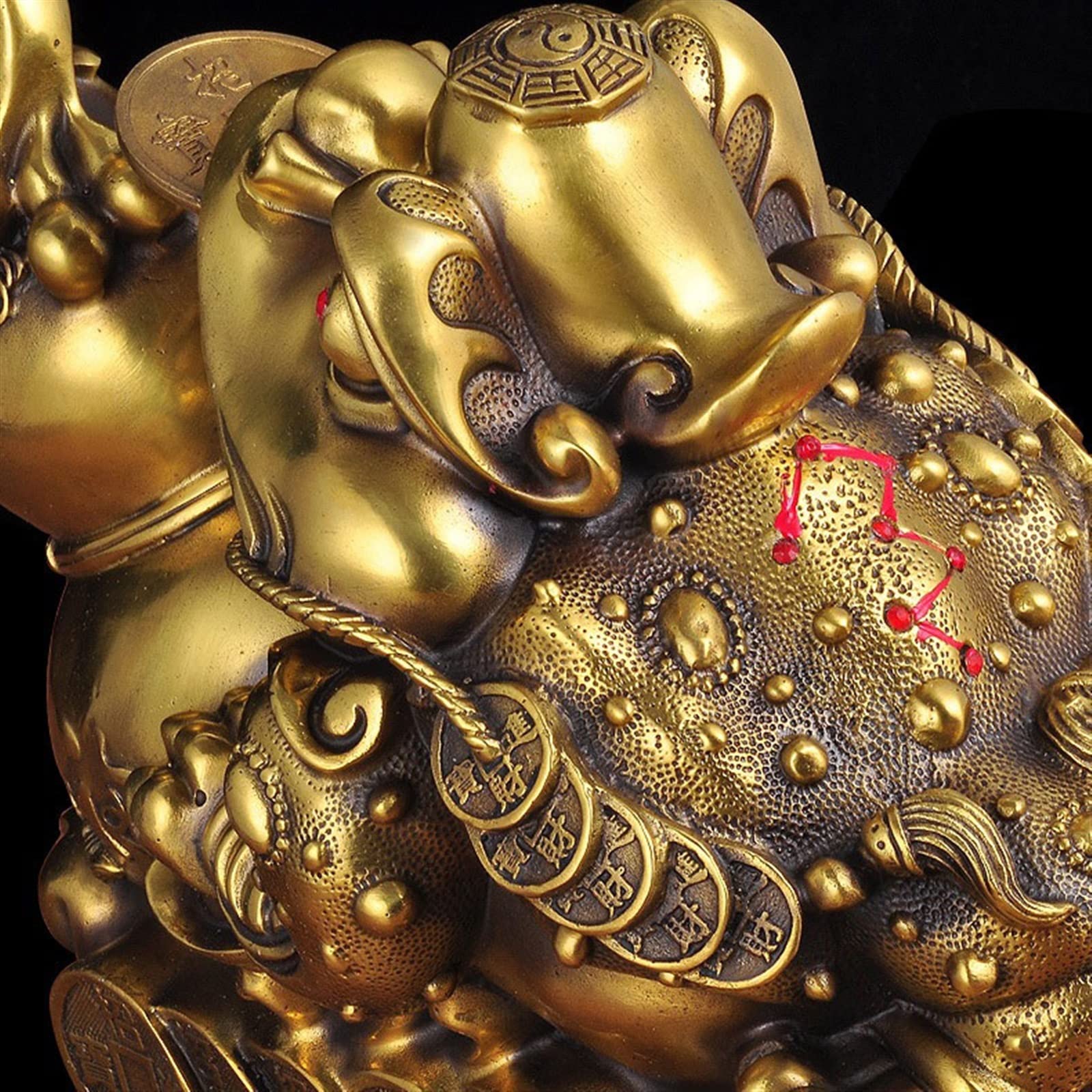 Statue di Buddha Fengshui Rospo Zucca Decorazione Casa Portico Decorazione Scultura Ricchezza Attrazione Decorazione Decorazione Feng Shui