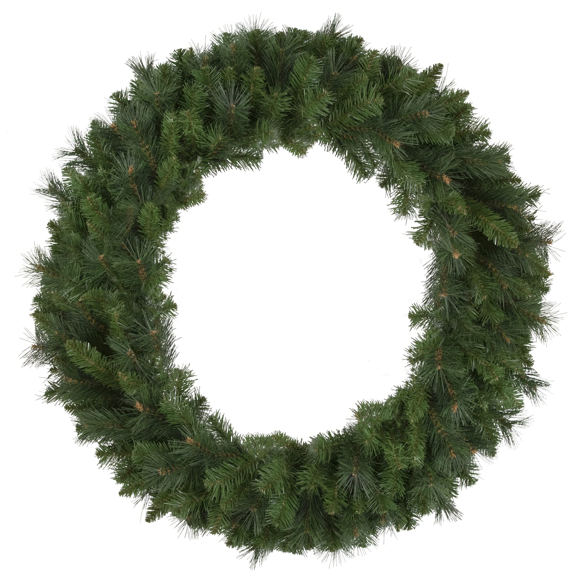 Northlight Beaver Pine Mixed Artificial Christmas Wreath Unlit, 36", Green