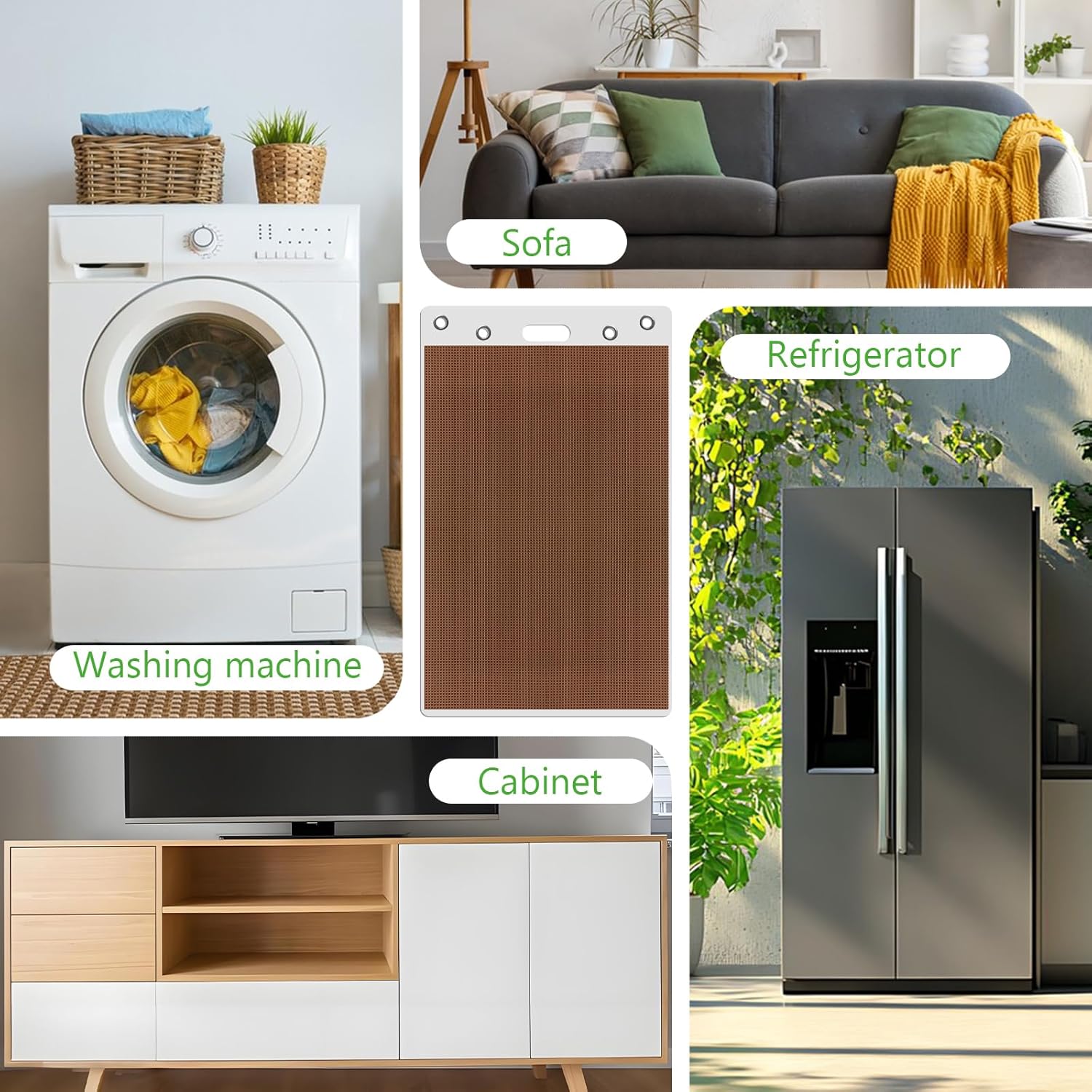 Oversized Large Appliance Slider with Pull Strap,Furniture Sliders for Floor Protection Premium Moving Mat for Tile Carpet and Hardwood Floor Furniture Moving Slide Glides 49" X 30"(Coffee)