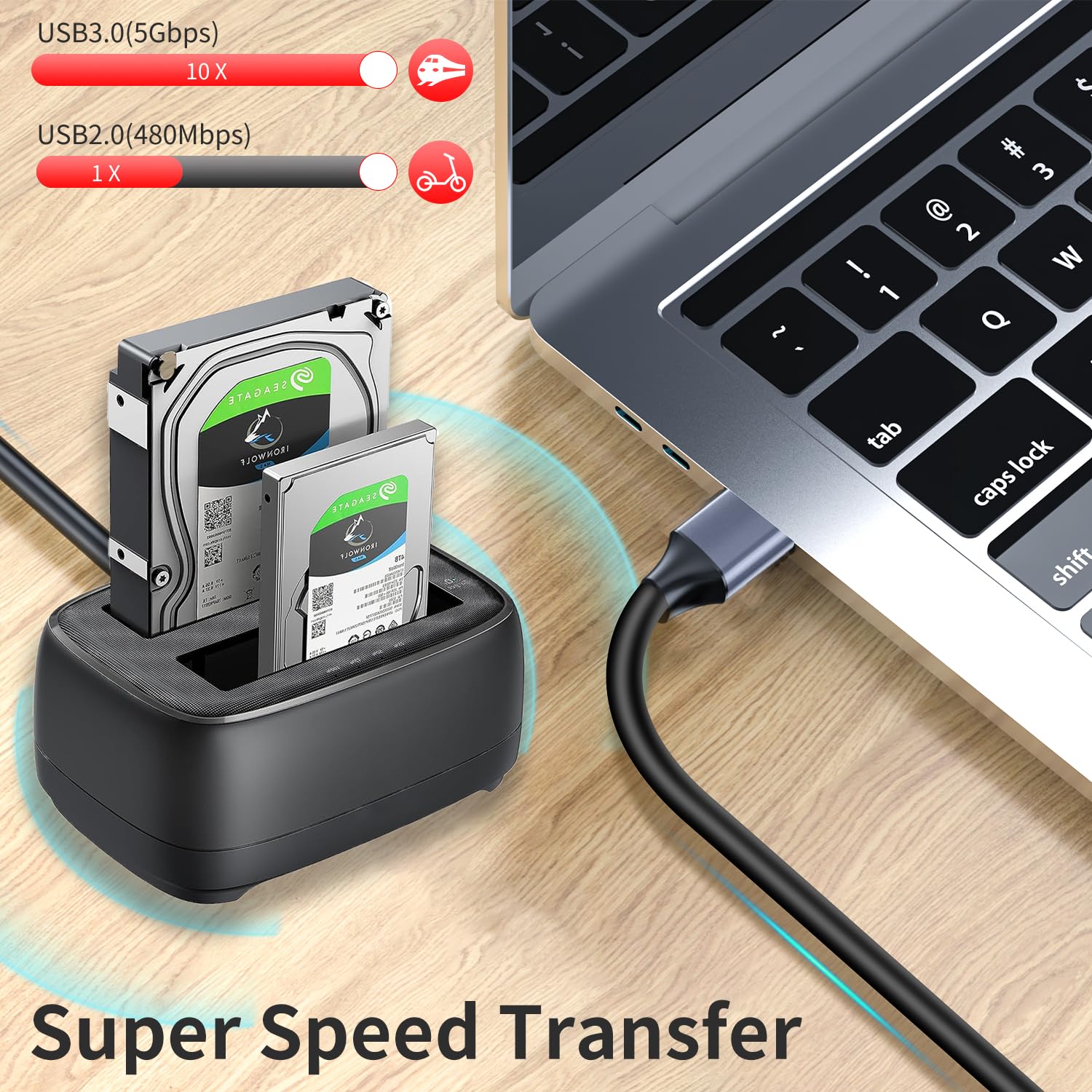 Cable de transmisión de datos USB 3.0 A a C de 20 pies, cable USB 3.0 de alta velocidad de 5 Gbps compatible con VR, Xbox, laptop, cámara, estación de acoplamiento, SSD y más