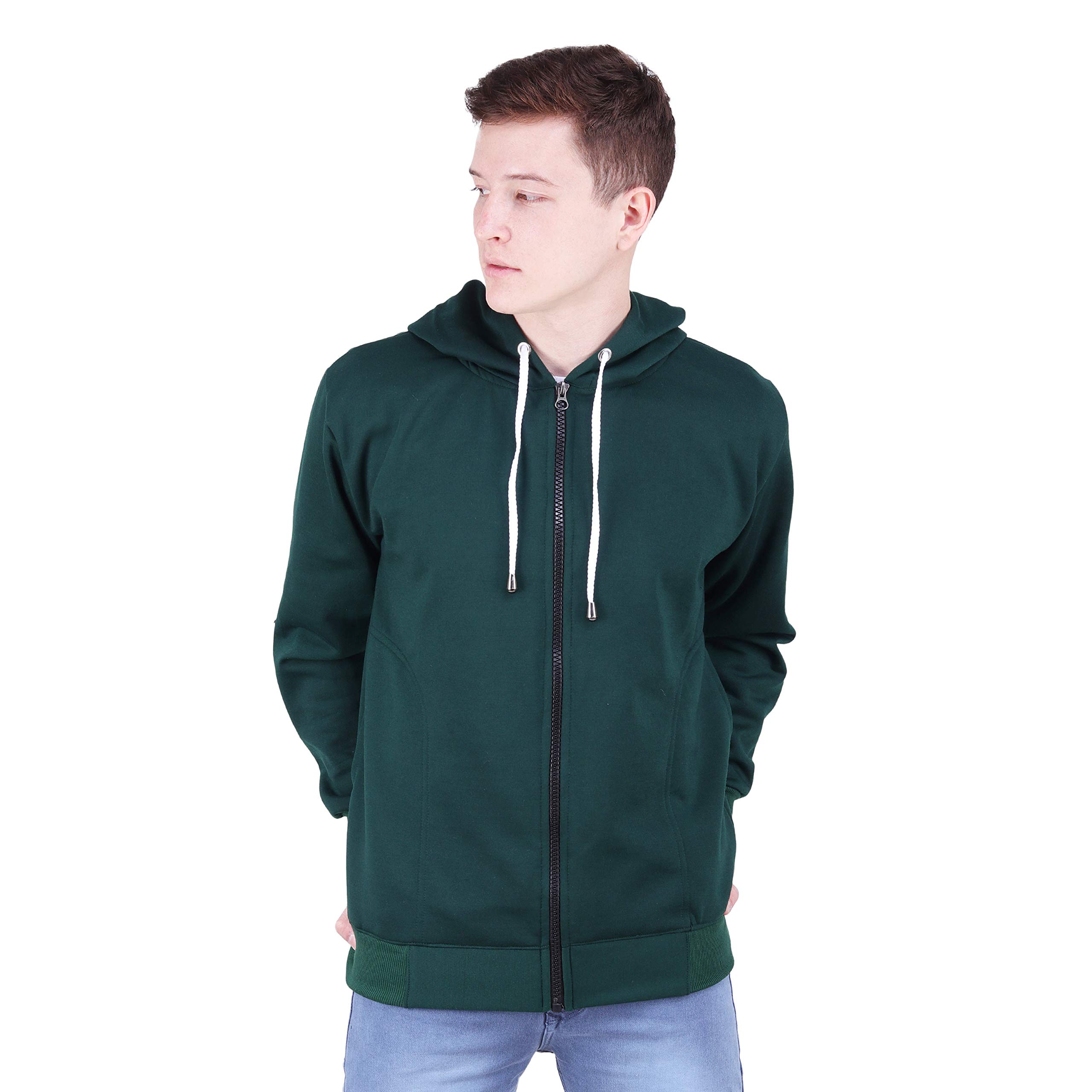 RiverHillMen's Cotton Fleece Hooded Neck Hoodie