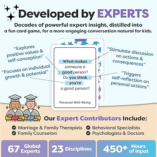 Miniatura 4 de 200 tarjetas de conversación para niños – Haz que los niños disfruten hablando y escuchando – Ideal para viajes por carretera y cenas familiares –