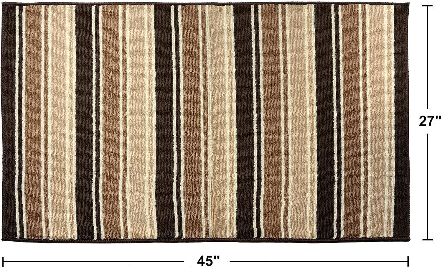 Outdoor Indoor Entrance Doormat, Super Absorbs Mud Latex Backing Non Slip Door Mat Entrance Waterproof Rugs Dirt Debris Mud Trapper Carpet for Patio Porch Garage High Traffic Home Decor, 27’’x45’’