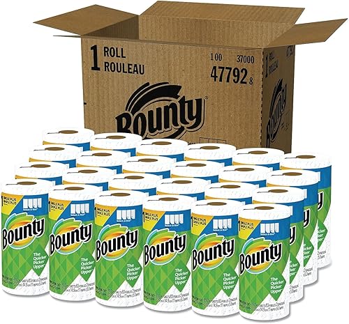 Bounty - Toallas de papel - Toallas de papel seleccionadas - 2 capas - Papel - 19.49 x 15 x 22.64 pulgadas - Papel - 22.64 x 19.49 x 15 pulgadas - disponible en Yaxa Colombia