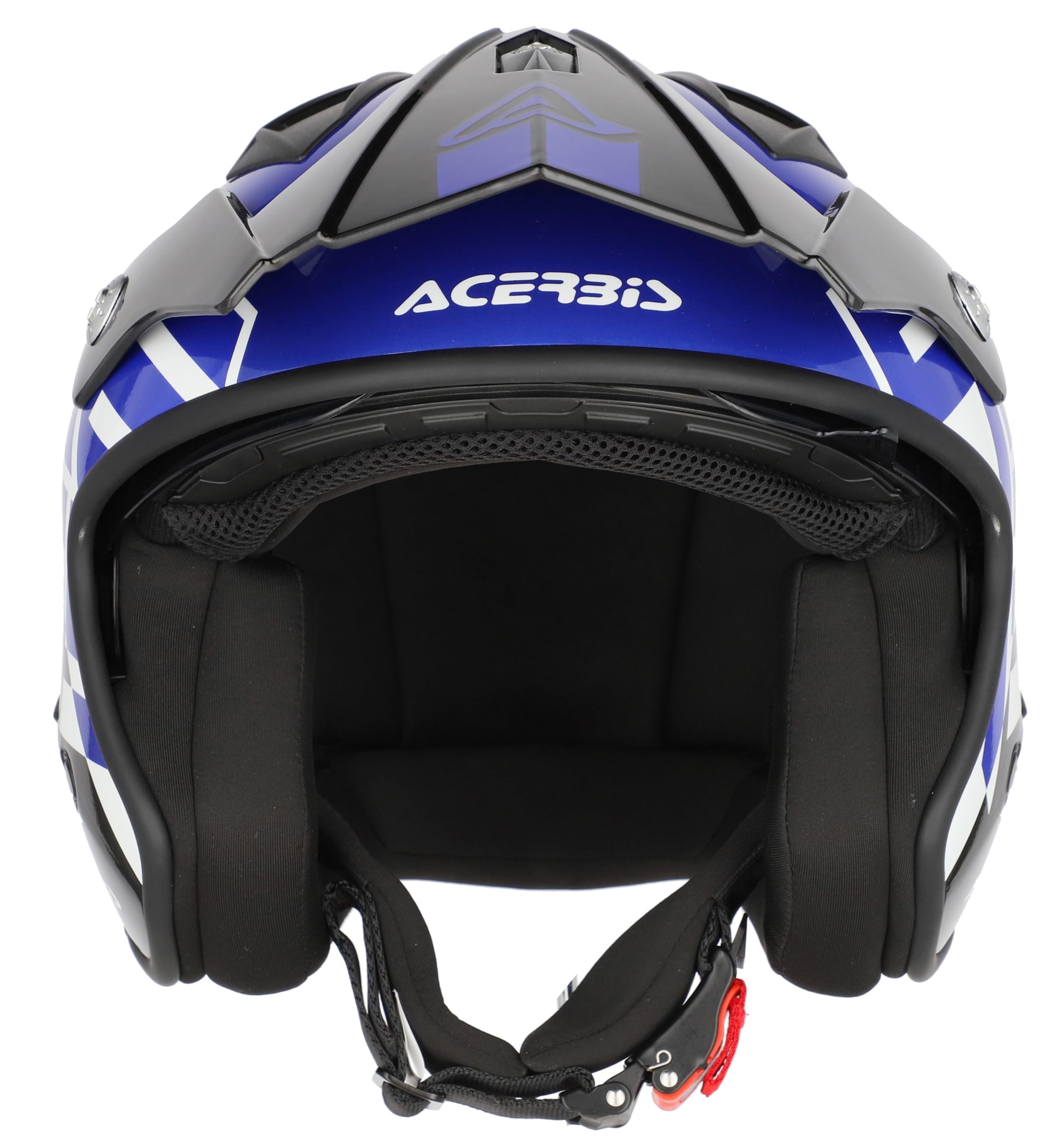 ACERBIS Helmets Casco Jet Aria Azul y Negro Totalmente Homologado 22.06 (L 59/60)
