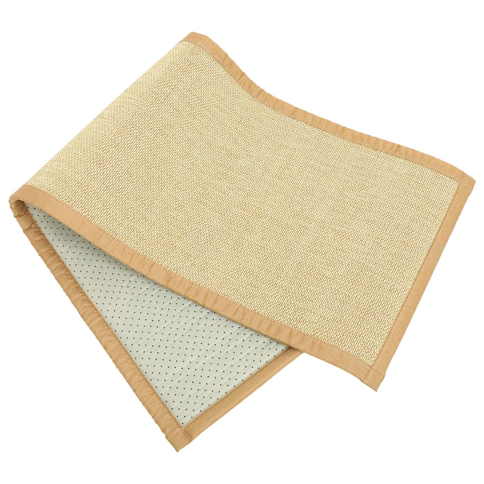 Luxshiny Estera de Tatami Japonesa de Lino y Algodón, Cojín Rectangular Tejido Natural Superficie Lisa y Estable para Casa o Restaurante