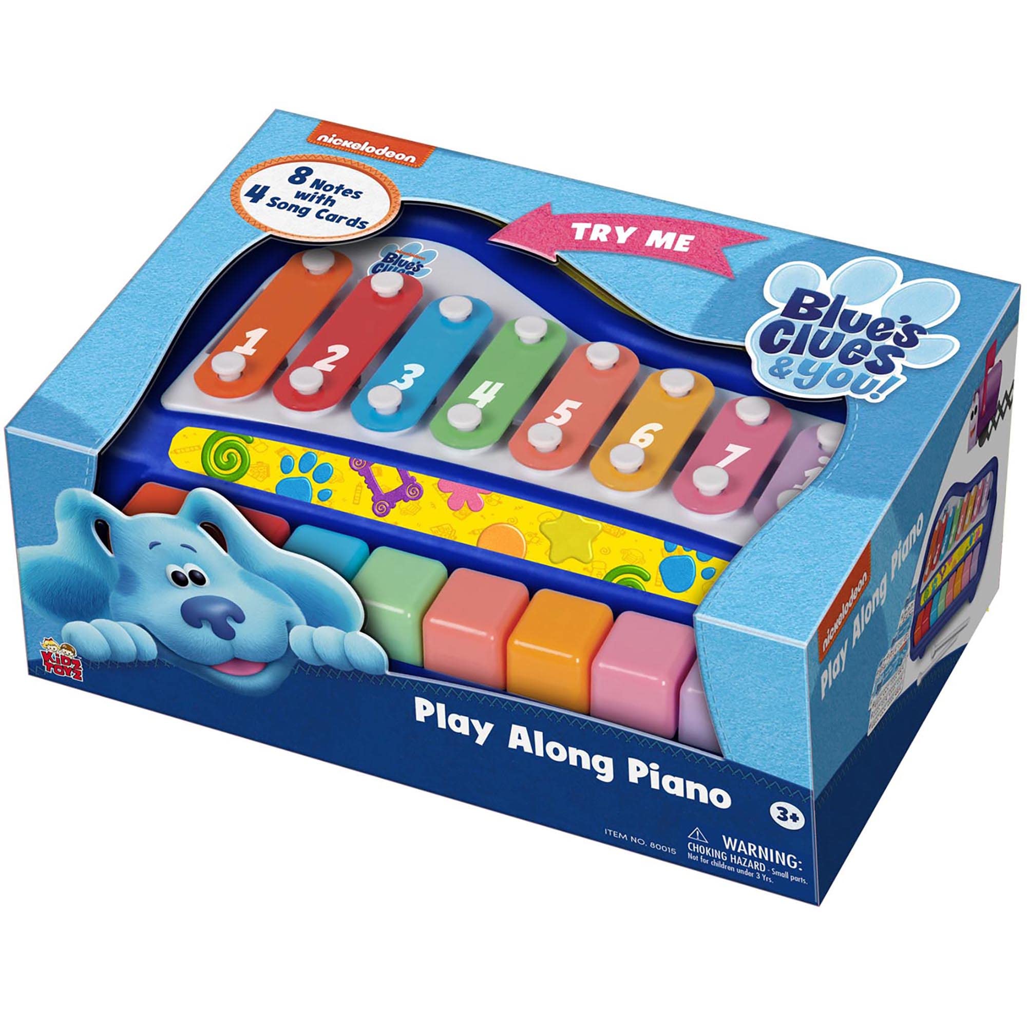Amazon.com: Kidz Toyz: Blue's Clues Play Along Piano, 8