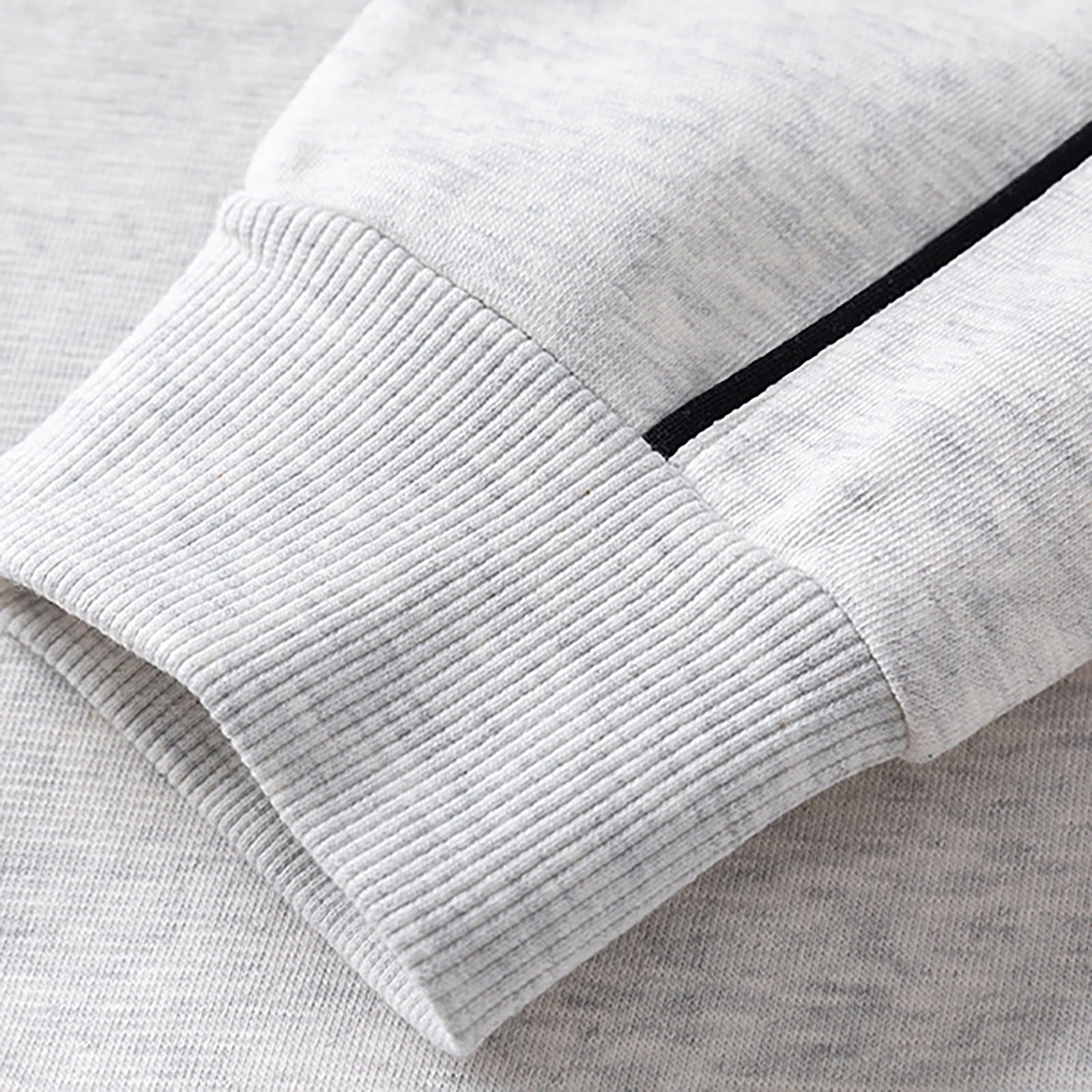Sudadera Sin Mangas Hombre Holgado De Cuello con Retazos para Hombre, Estilo Americano, Primavera Y Otoño 2026 Sudaderas Originales Parka Ropa Deporte Kit Pesca Completo Pijama Parejas