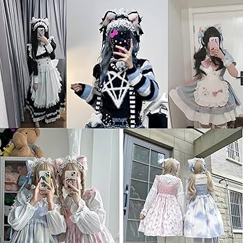 Amazon.co.jp: 猫耳 ねこ耳 ロリータ ヘッドドレス カチューシャ