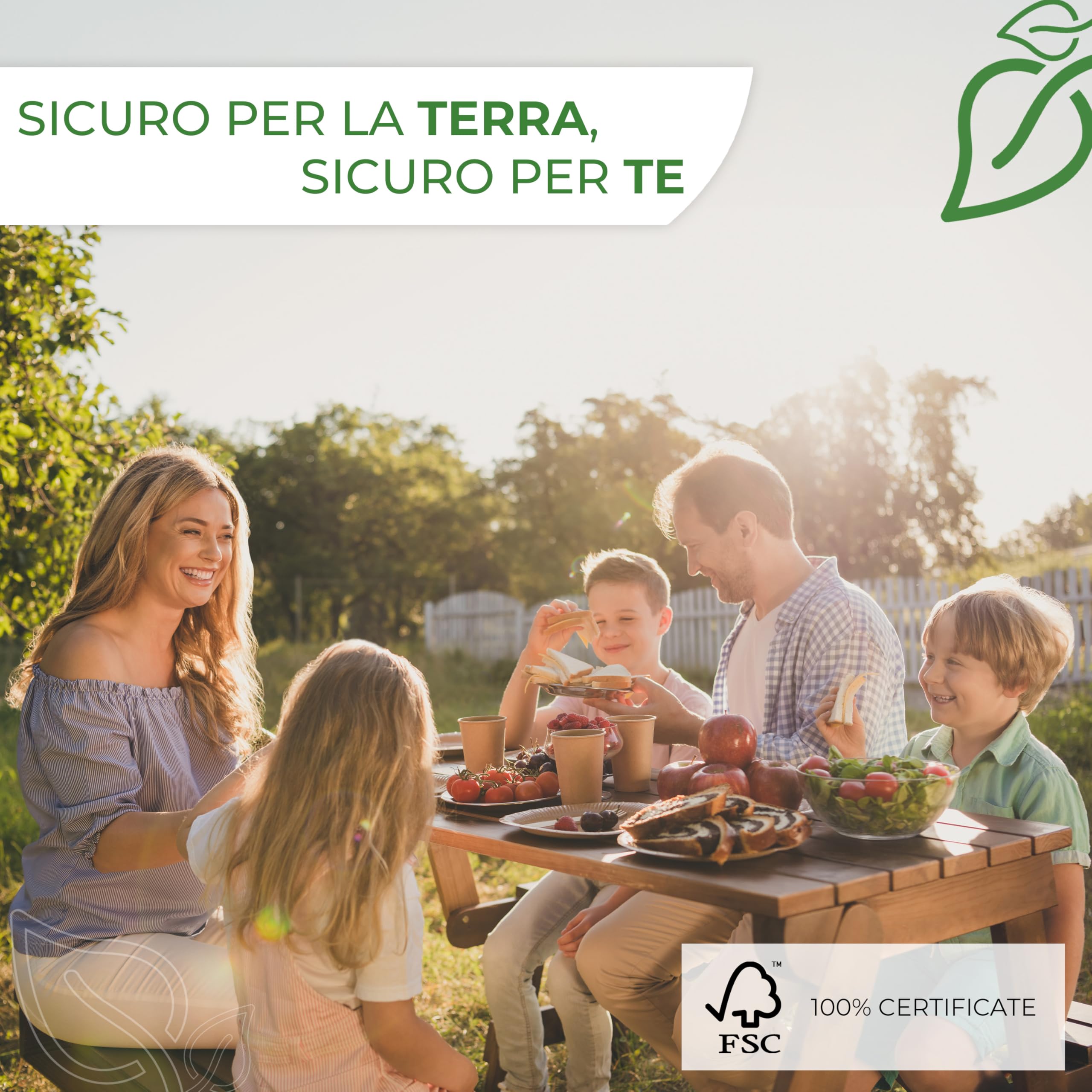 Posate Di Legno Biodegradabili 300 Pezzi - Cucchiai, Coltelli E Forchette Per Picnic E Feste - Foto 7