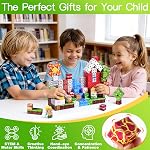 Magnetic Blocks 160pcs, Magnetic Building Cube Toys for Kids, STEM Montessori Magnet Blocks, Sensory Stacking Toy Christmas Birthday Gifts for Kids Age 3 4 5 6 7 8 9 10