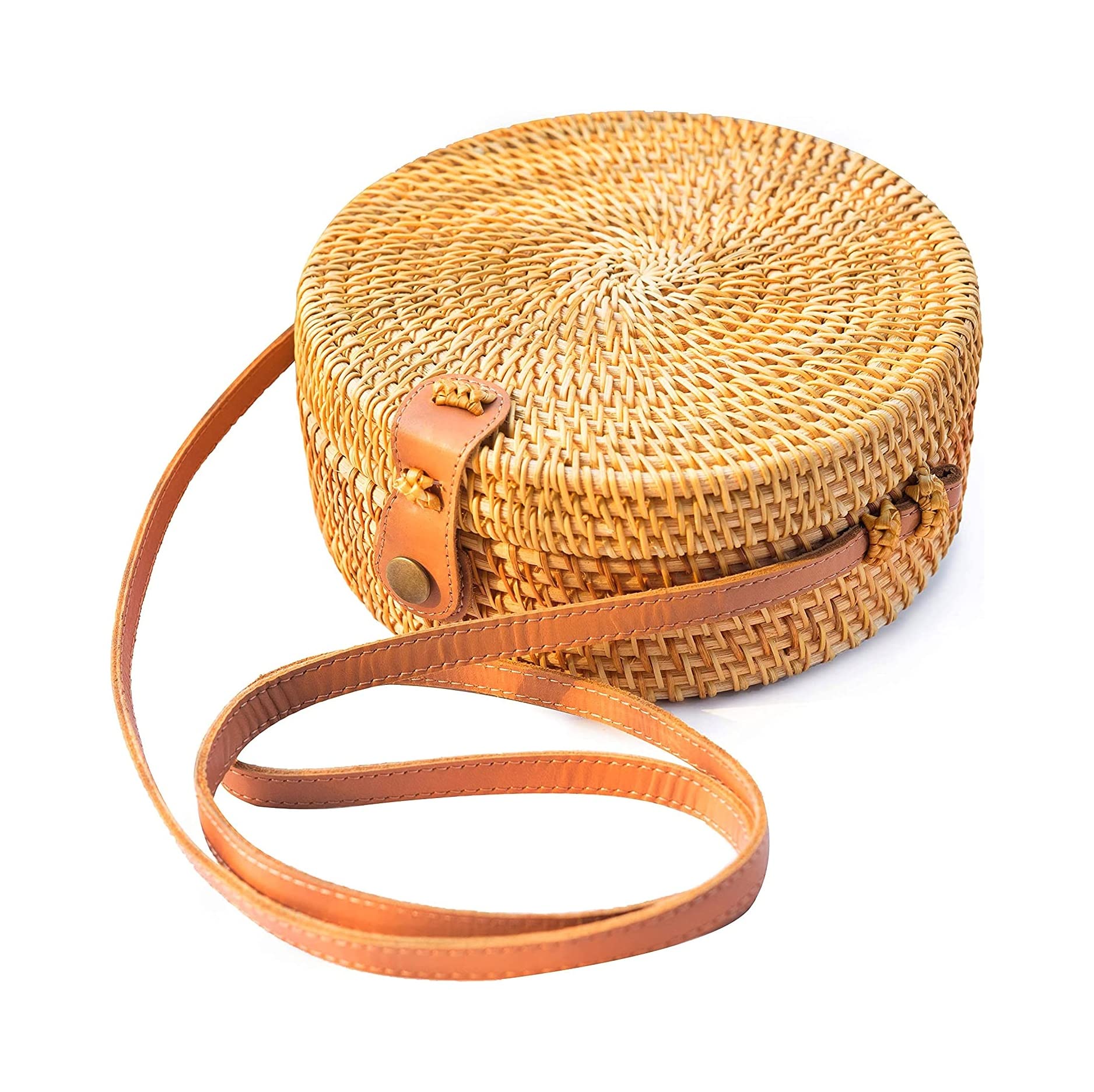 See full amazon price history chart for MAIRO LIFESTYLE Rattan Cane Straw Wicker Handmade Boho Summer Beach Round Sling Bag (Light Brown Plain) MAIRO LIFESTYLE Rattan Cane Straw Wicker Handmade Boho Summer Beach Round Sling Bag (Light Brown Plain) (B0BPN1DBLJ) Amazon Price History, Amazon Price Tracker