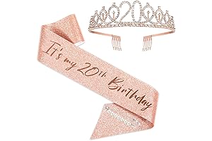 BRT 20 & Fabulous Sash and Tiara: The Ultimate Celebration Set for Milestone Birthdays